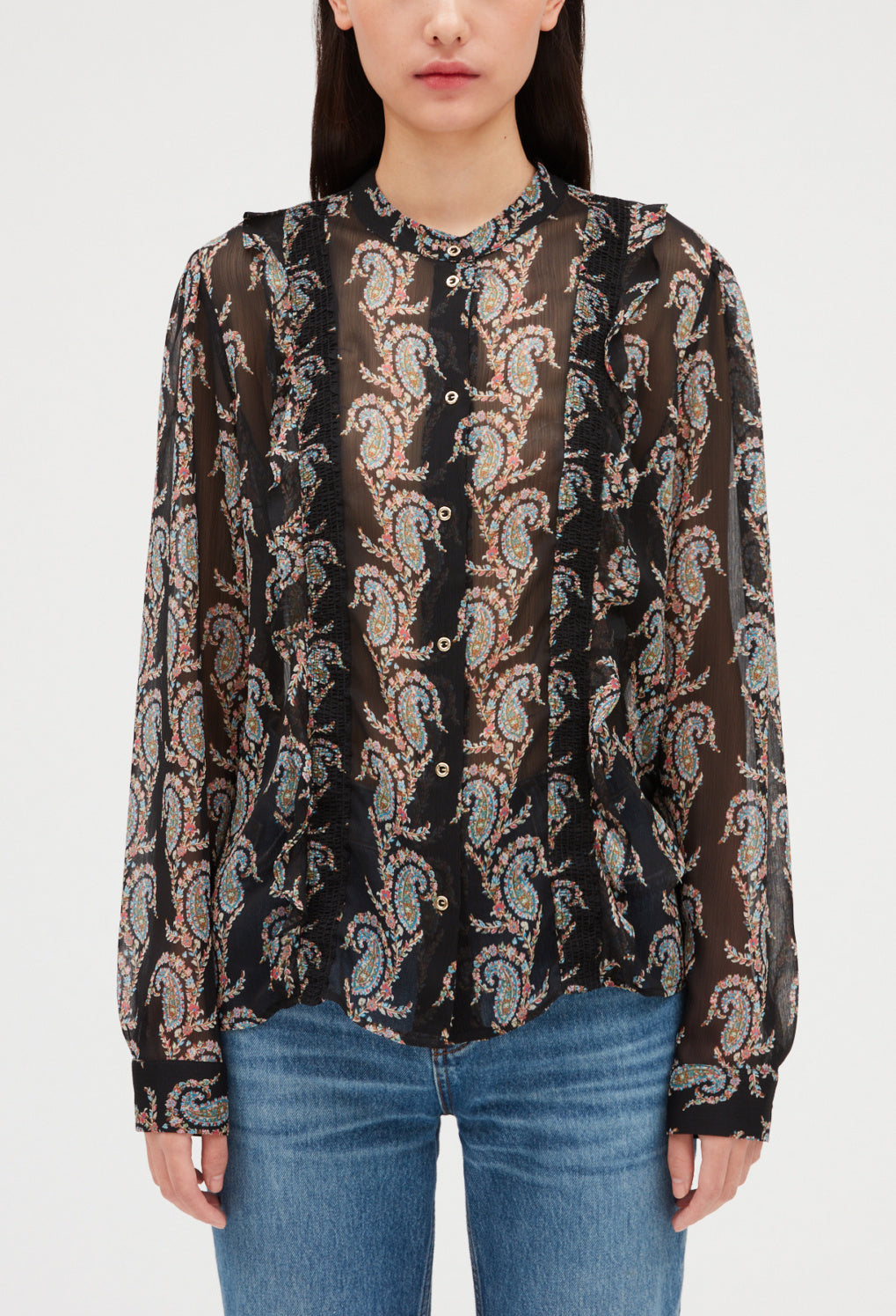 Chemise imprimé cachemire Faume - seconde main