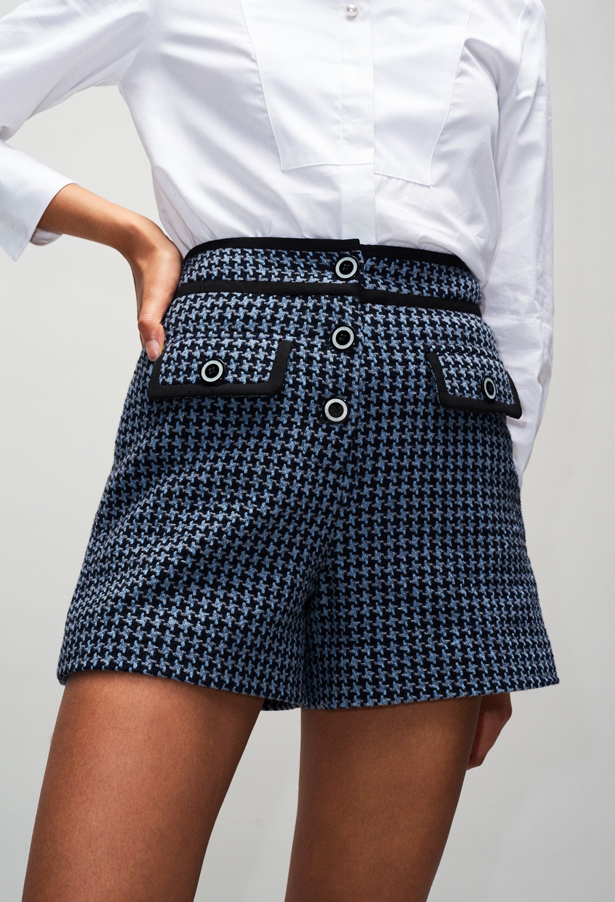 Short motif pied de poule Faume - seconde main