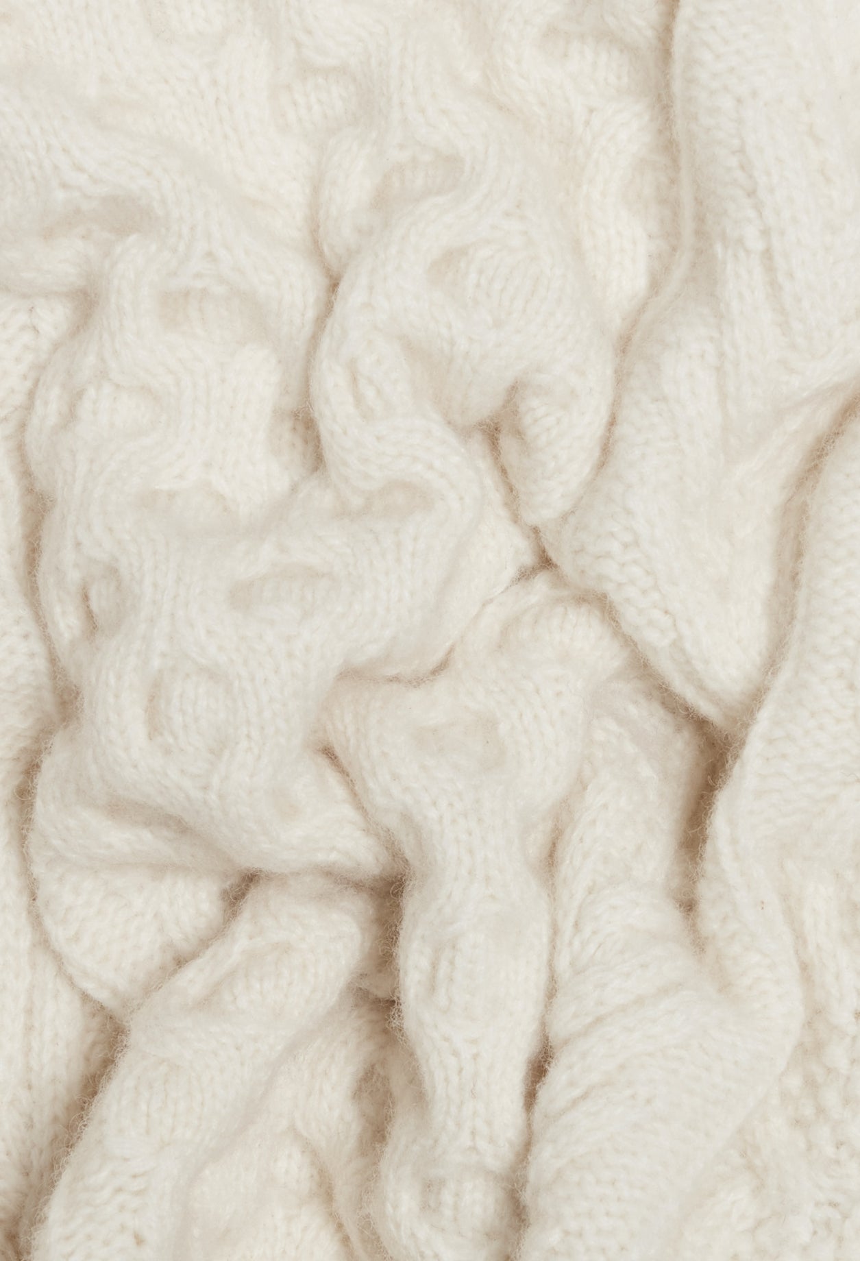 Pull torsadé écru Faume - seconde main