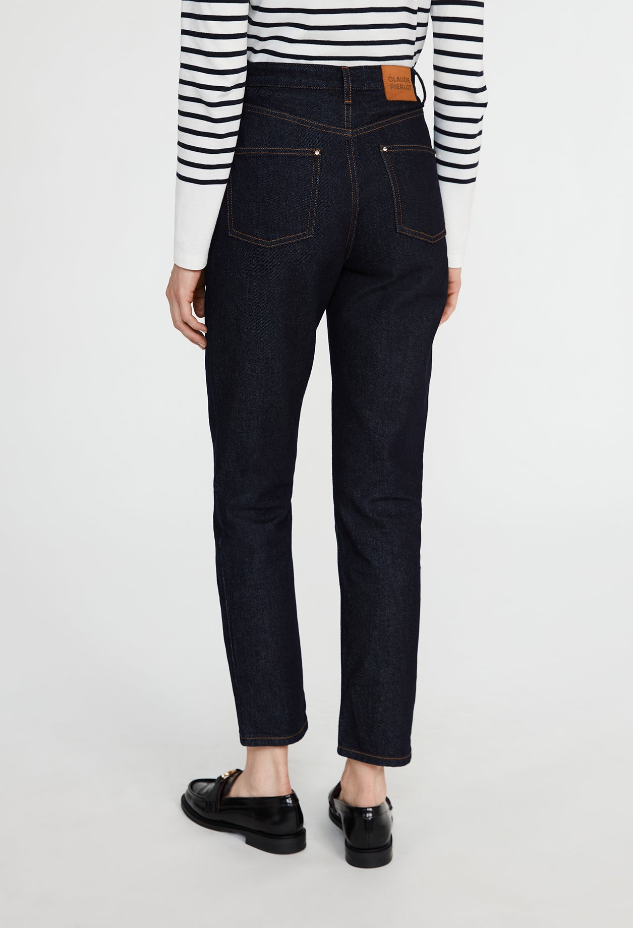 Jean denim brut coupe droite Faume - seconde main