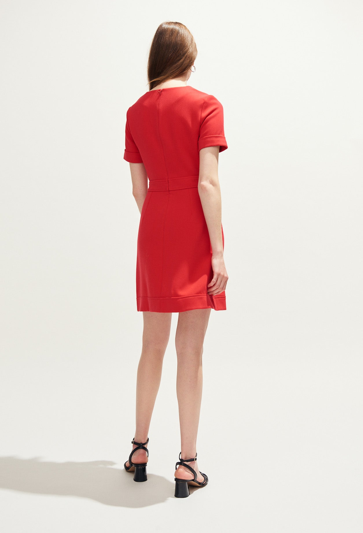 Robe manches courtes structurée Faume - seconde main