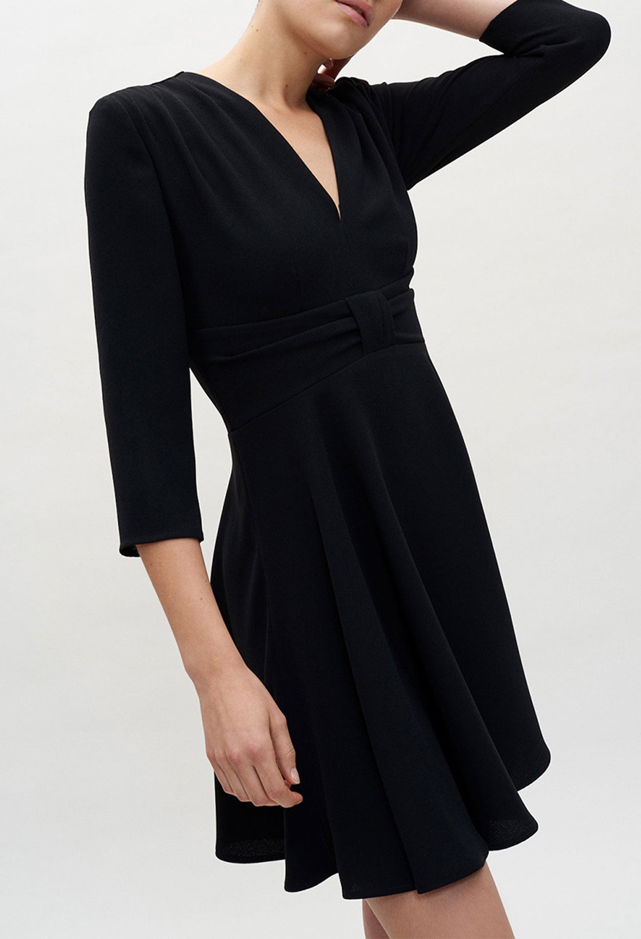 Robe noire évasée Faume - seconde main