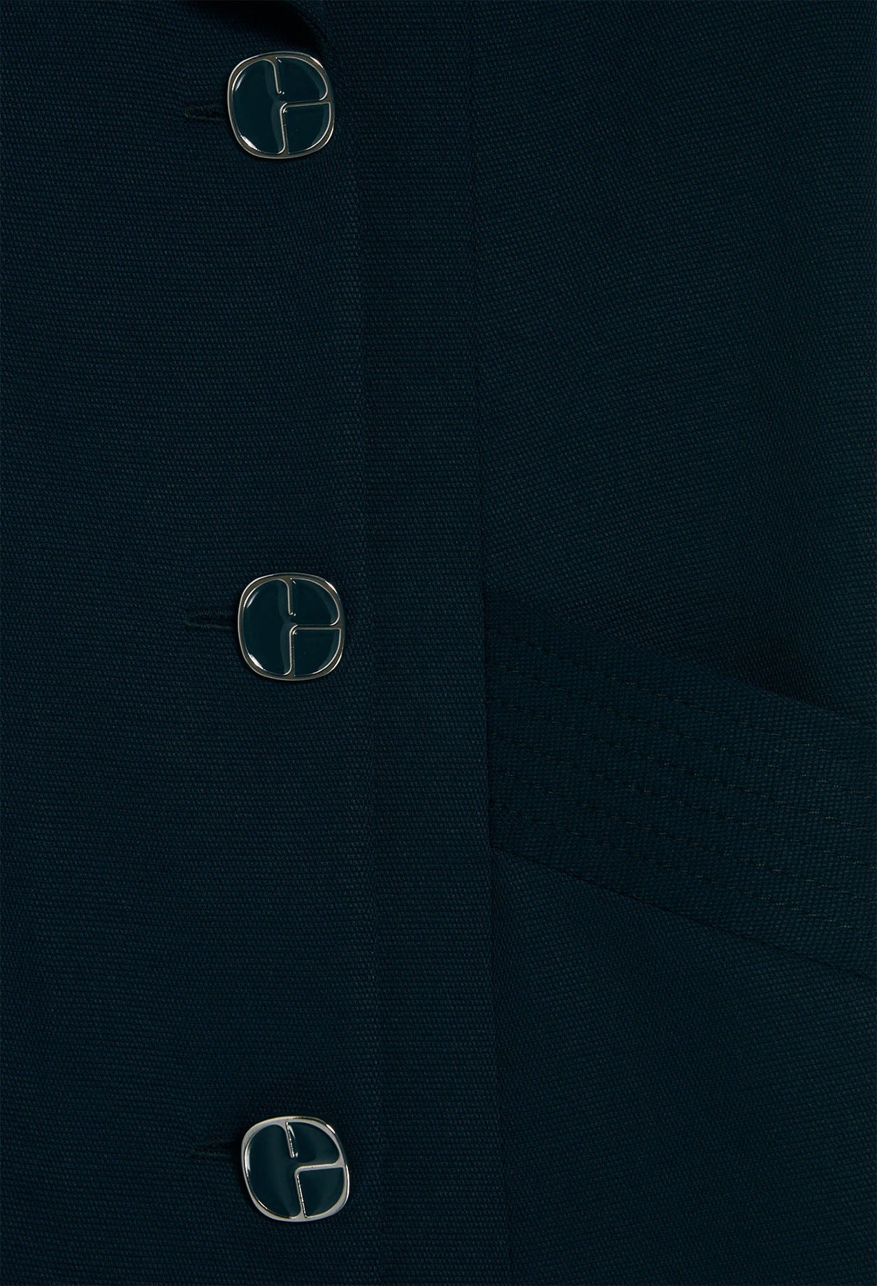 Robe tailleur monogramme marine Faume - seconde main