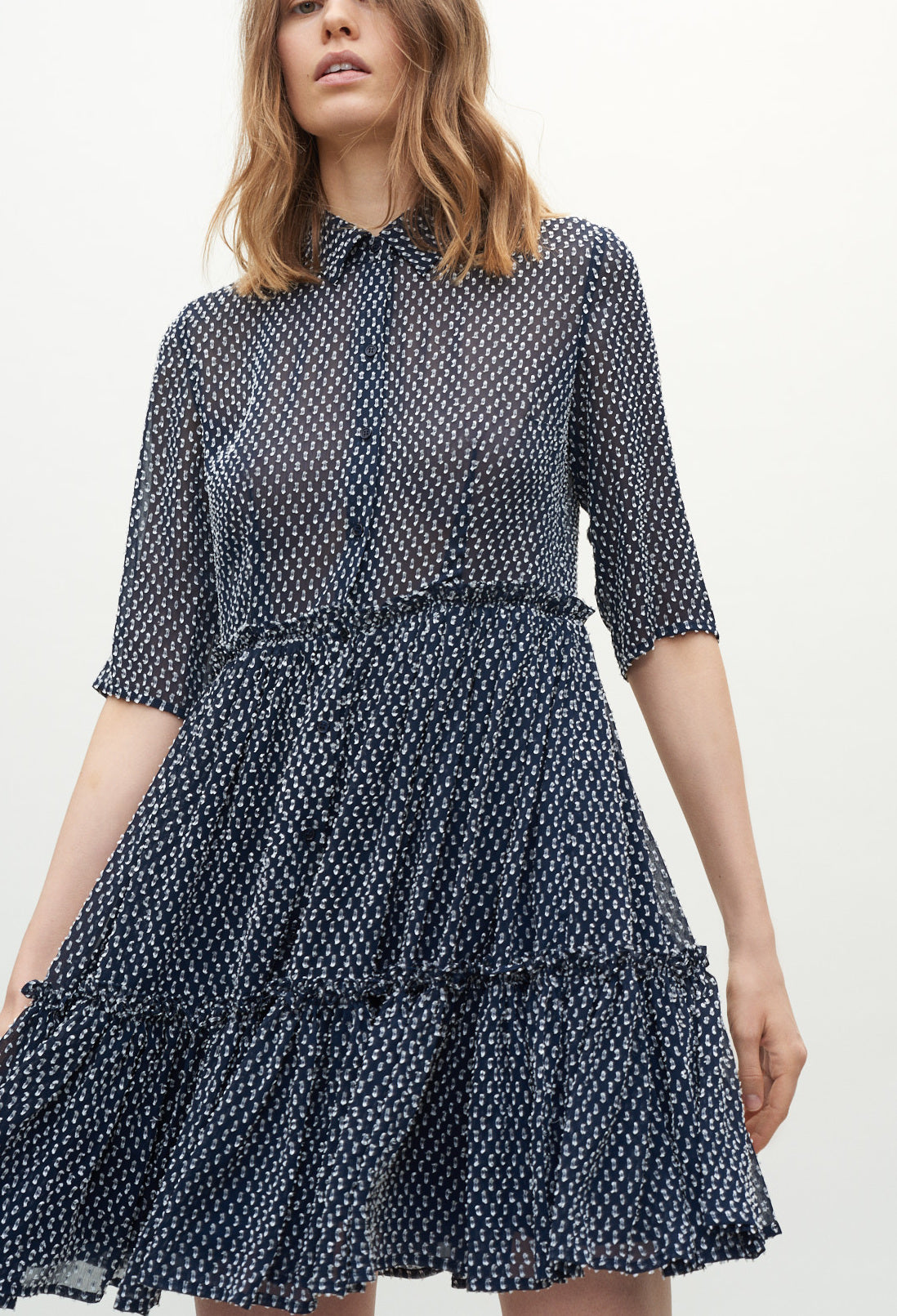 Robe fluide à volants Faume - seconde main