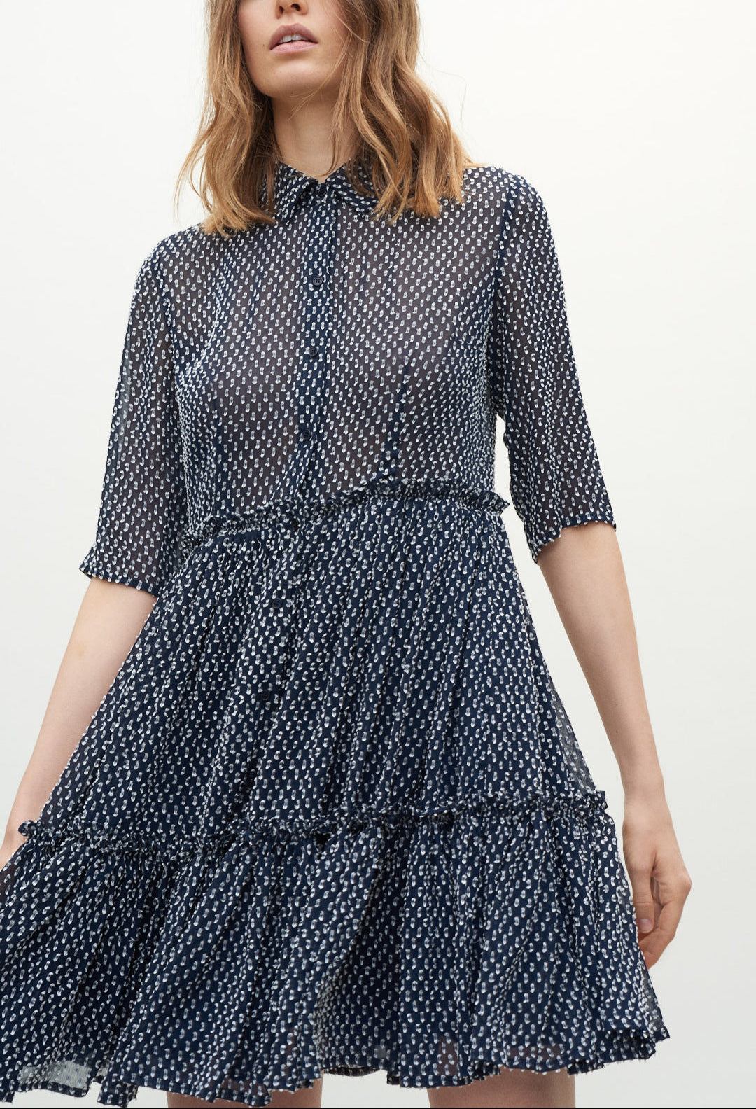 Robe fluide à volants Faume - seconde main