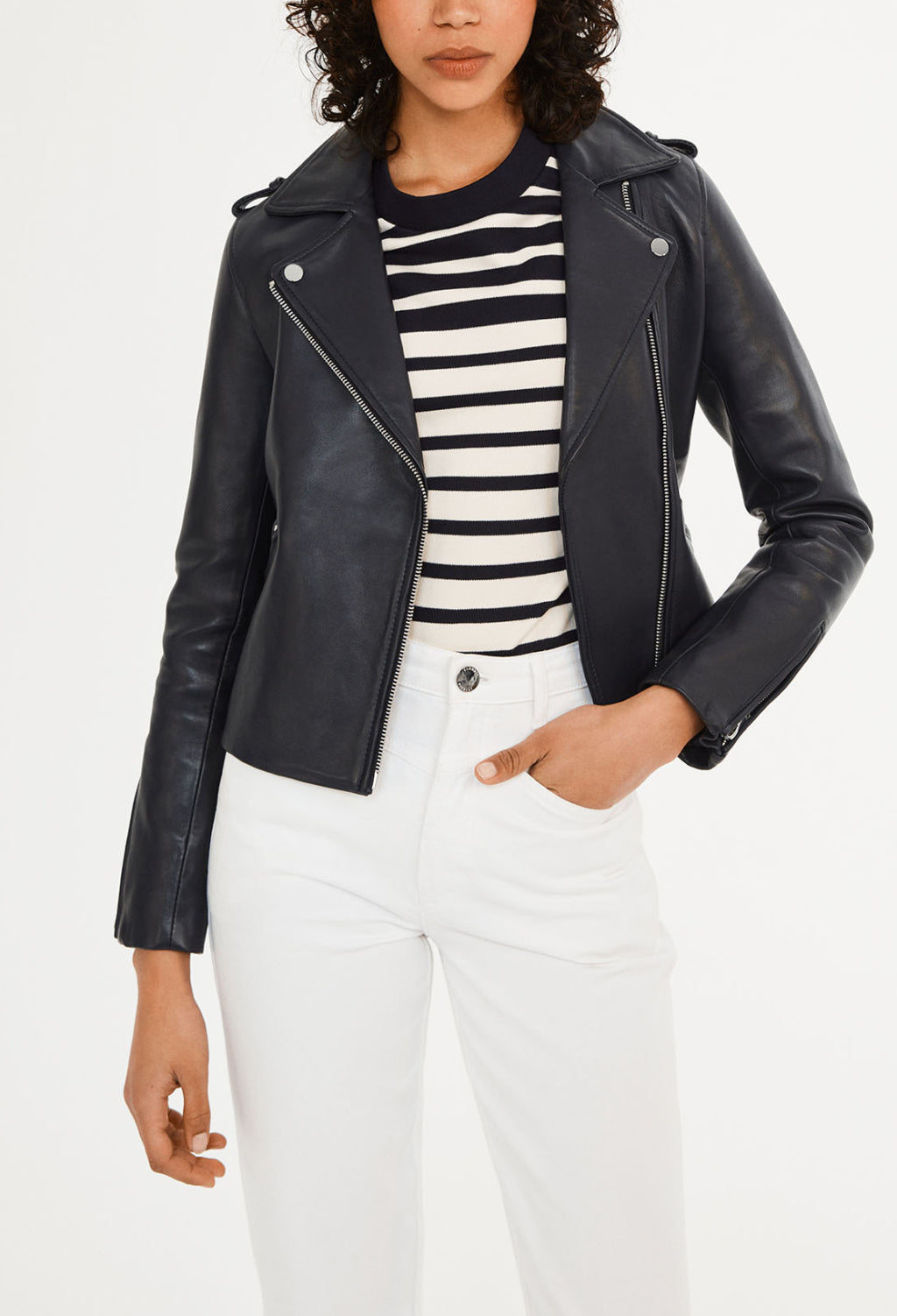 Blouson en cuir Faume - seconde main