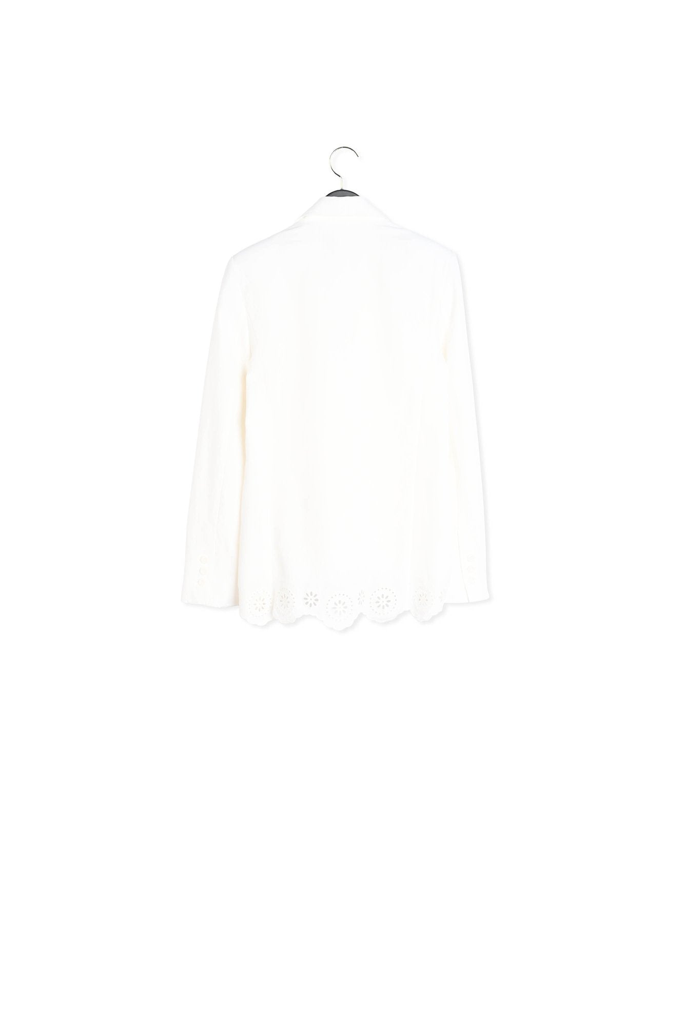 Veste tailleur lin mélangé écrue Faume - seconde main