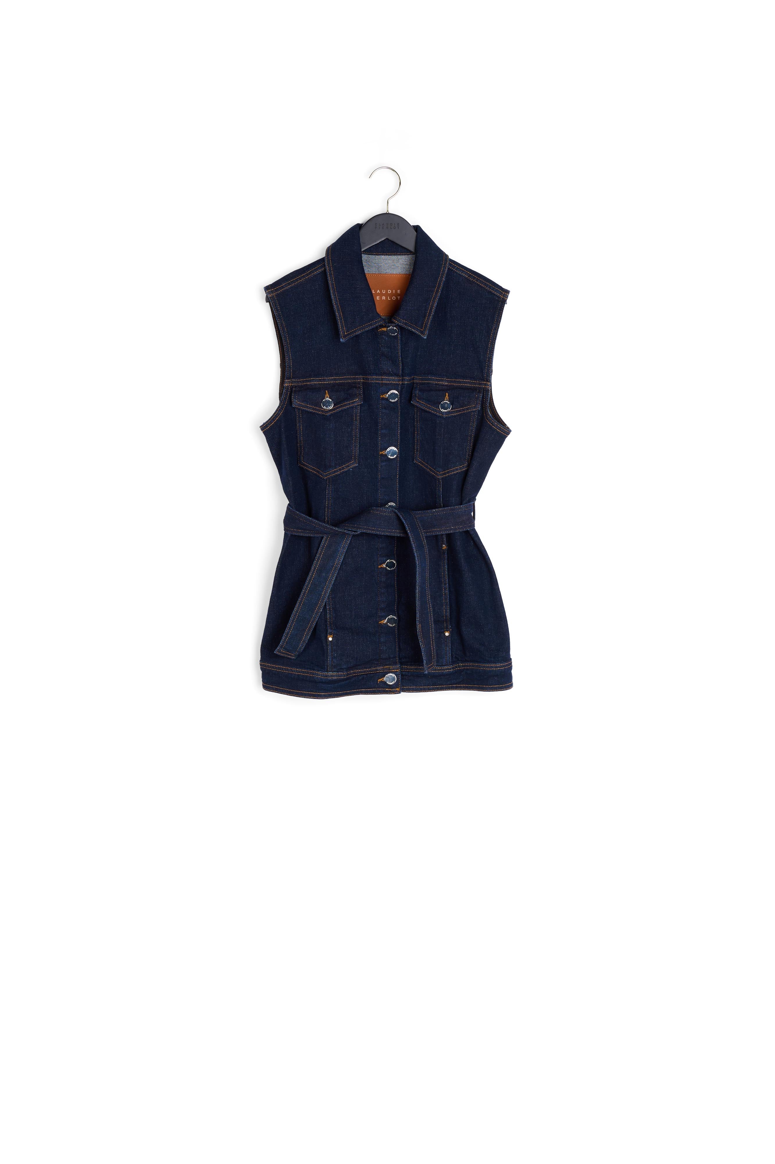 Veste en jean sans manches Faume - seconde main