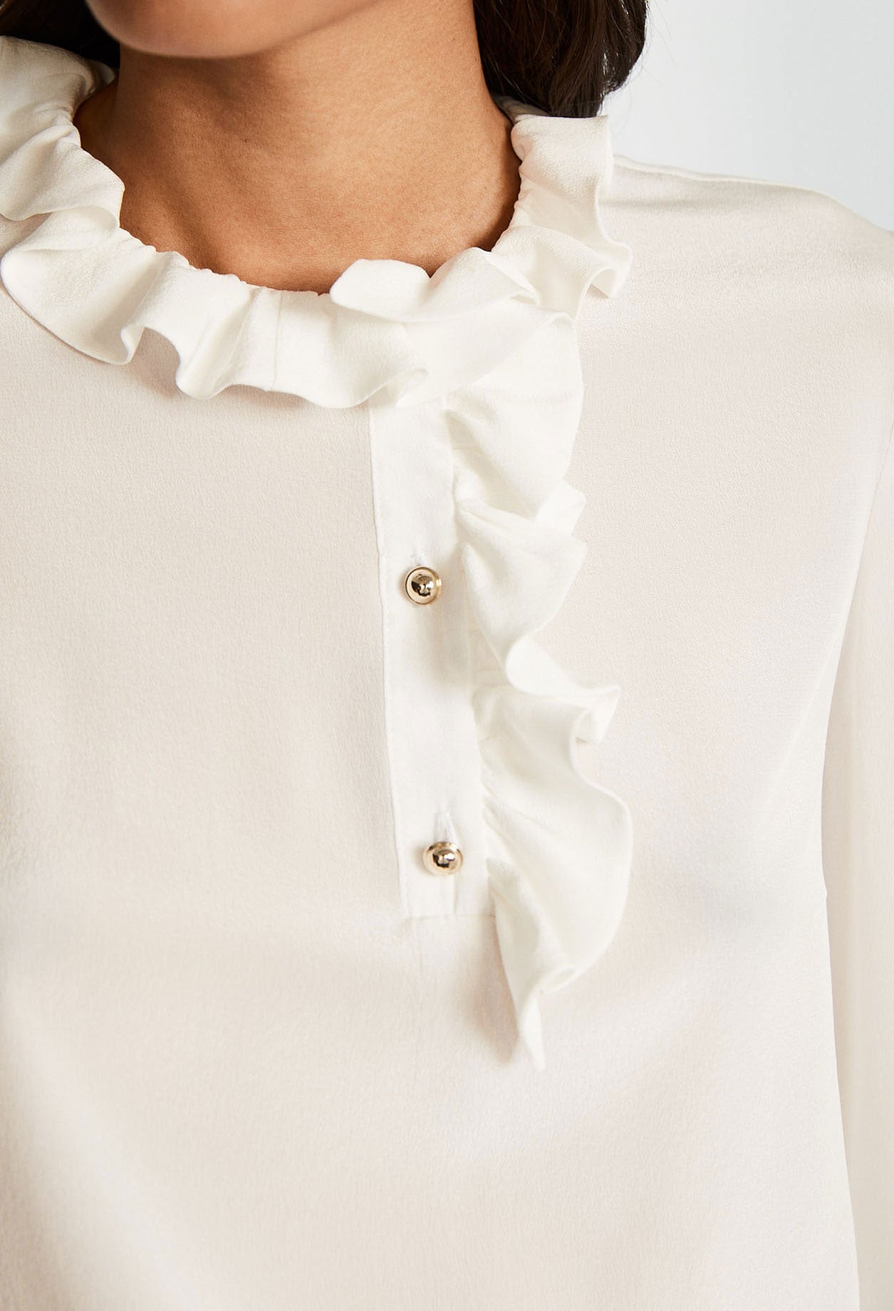 chemise à col froncé Faume - seconde main