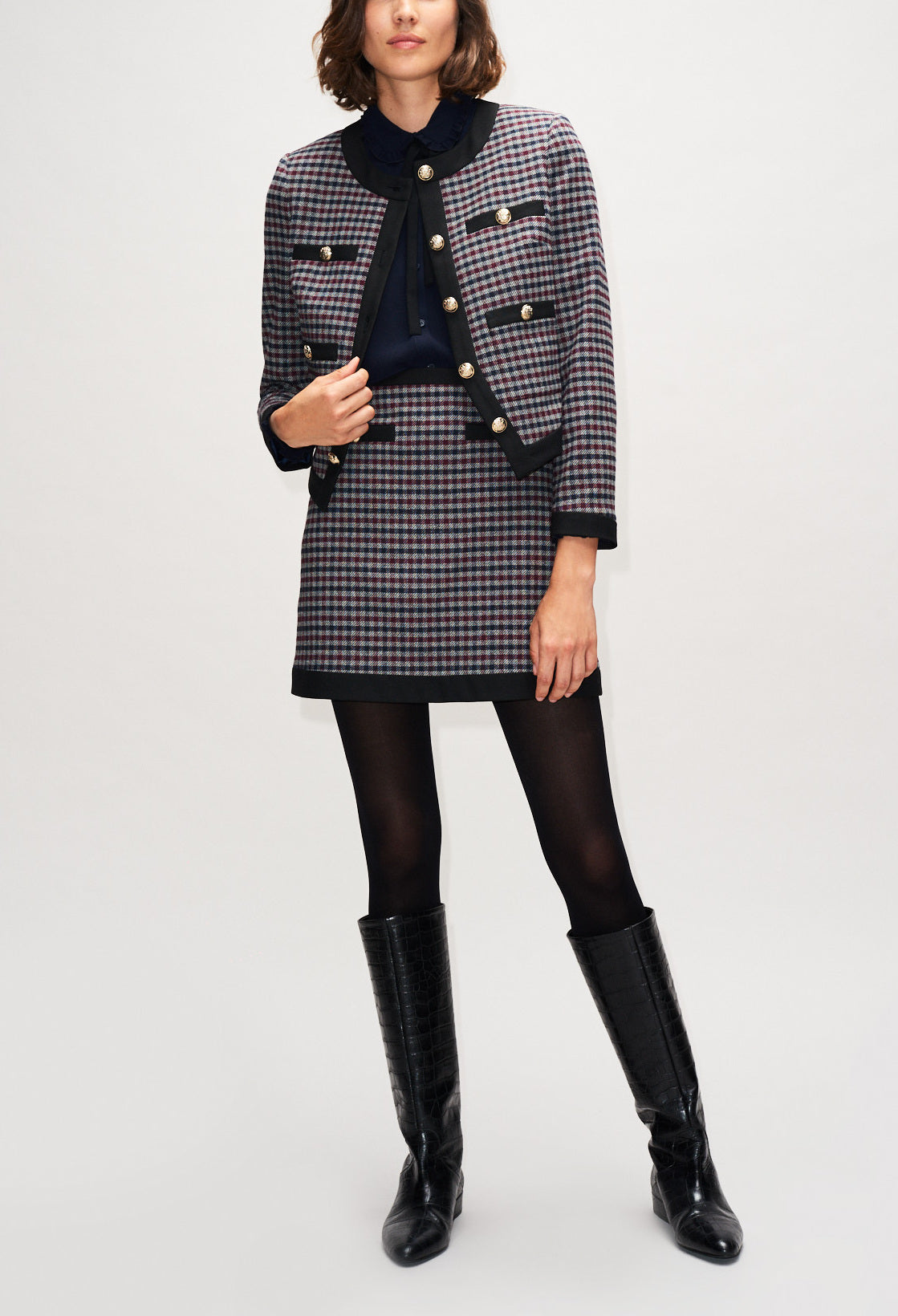 Chemise à col noué Faume - seconde main