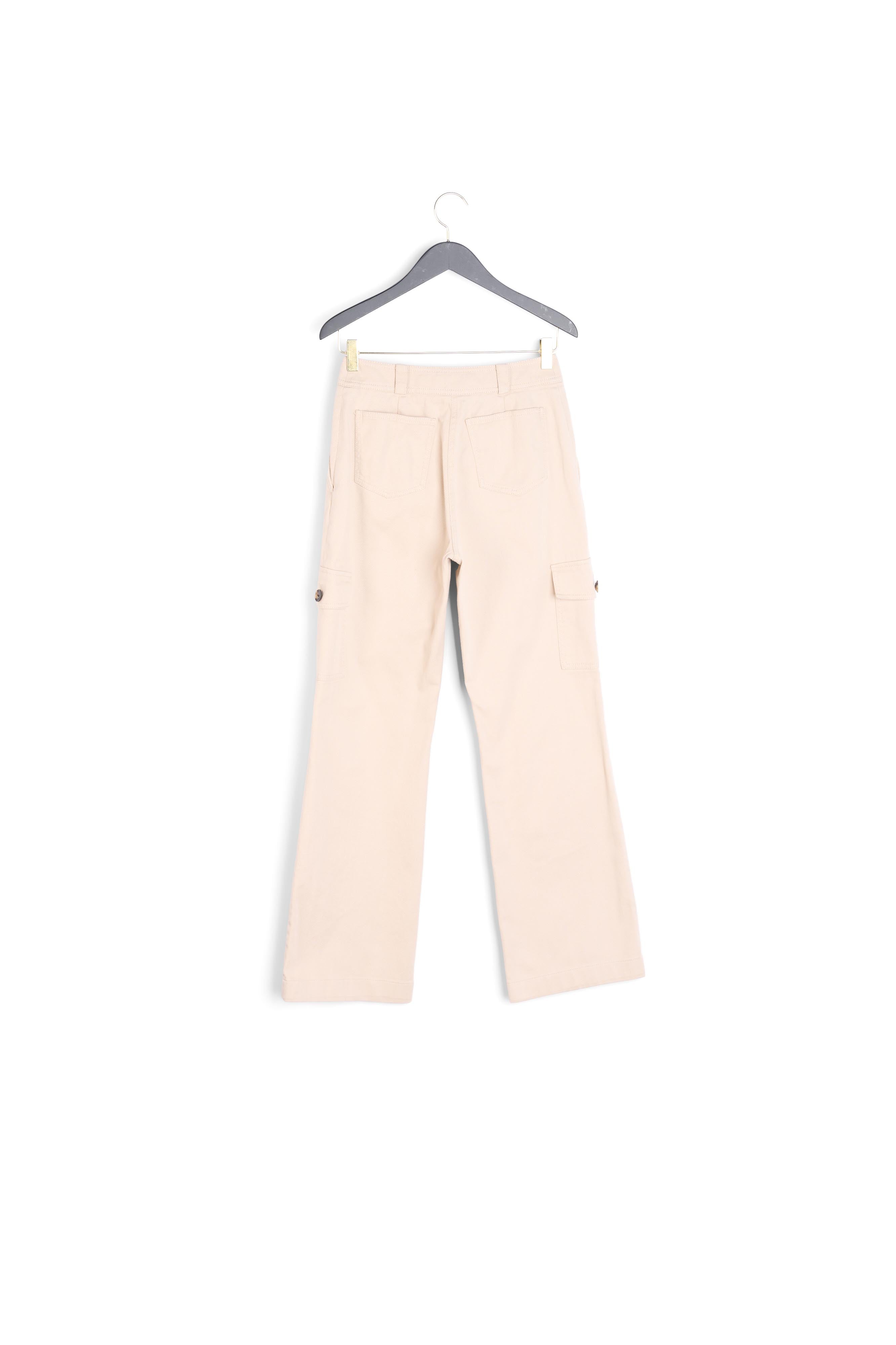 Pantalon cargo beige Faume - seconde main