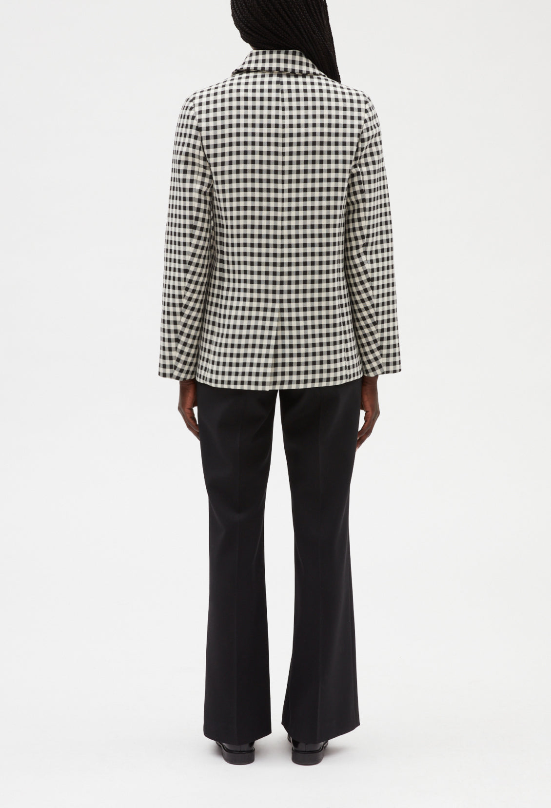 Manteau carreaux bicolore Faume - seconde main