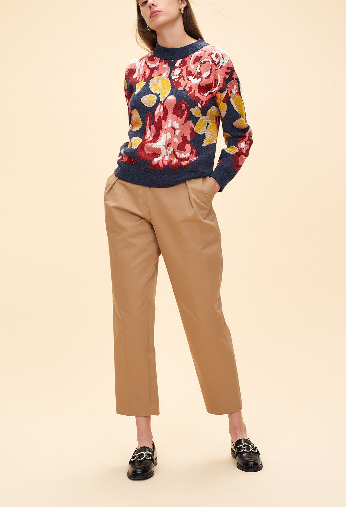 Pantalon coupe carrot Faume - seconde main