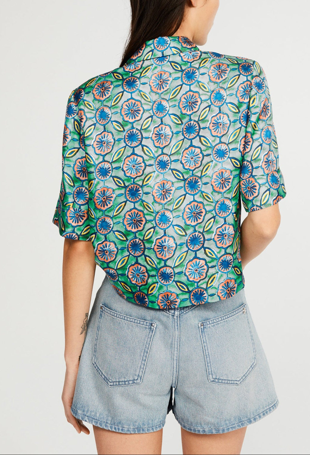 Chemise en soie Faume - seconde main