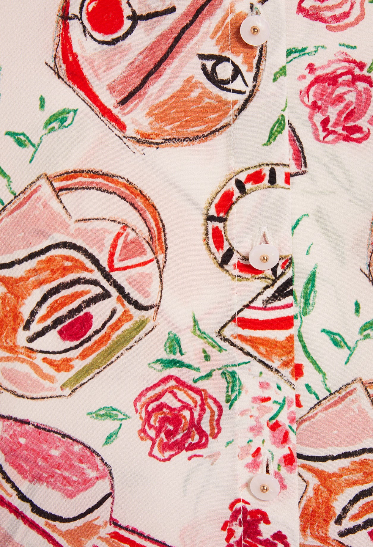 Chemise en soie Faume - seconde main