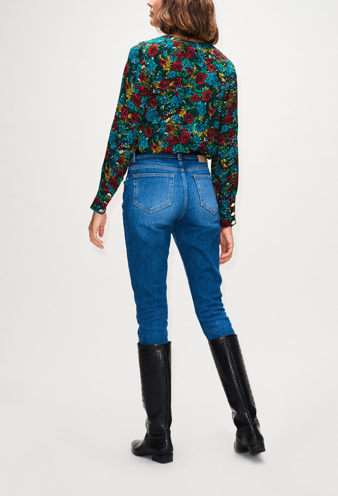 Top imprimé fleuri Faume - seconde main