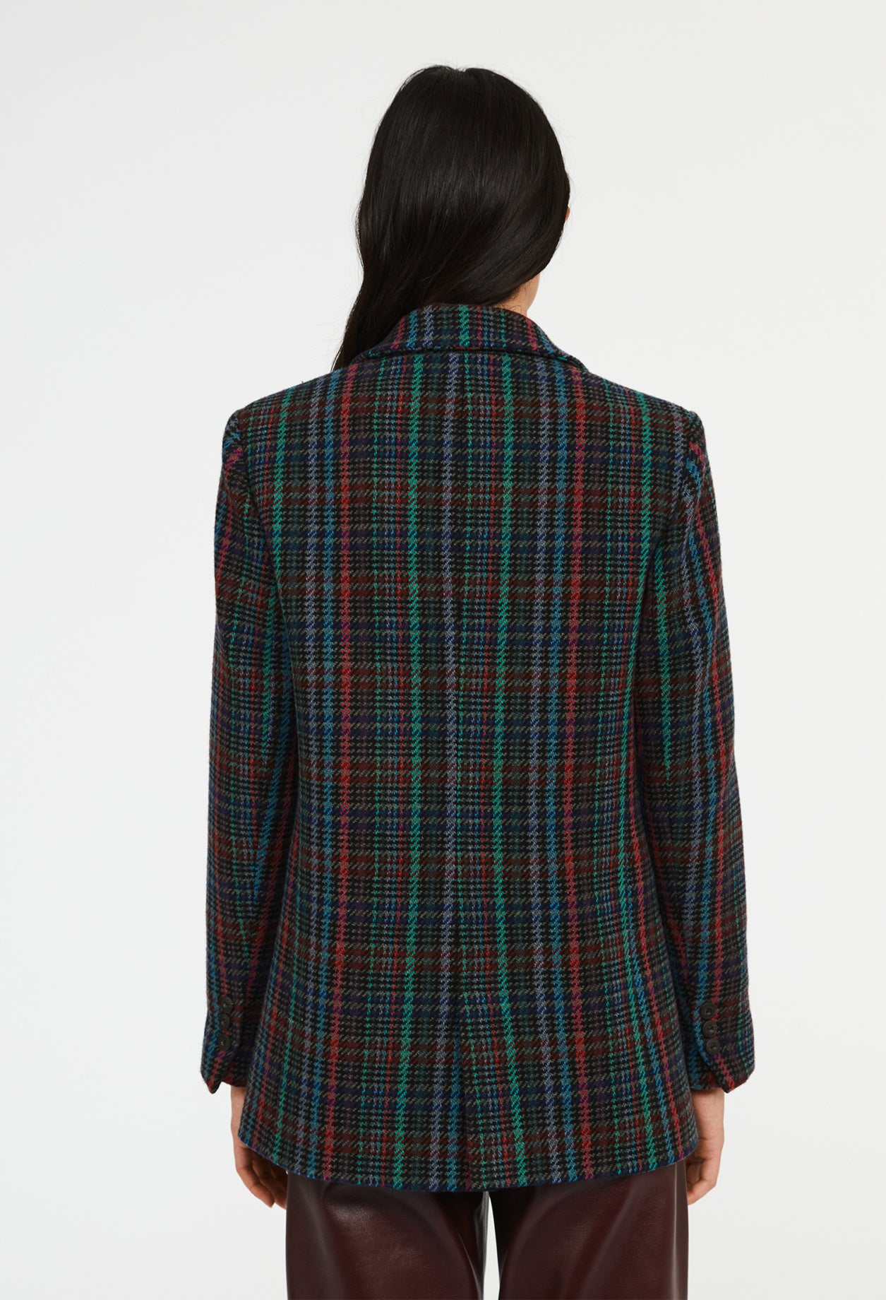 Veste à motif tartan Faume - seconde main