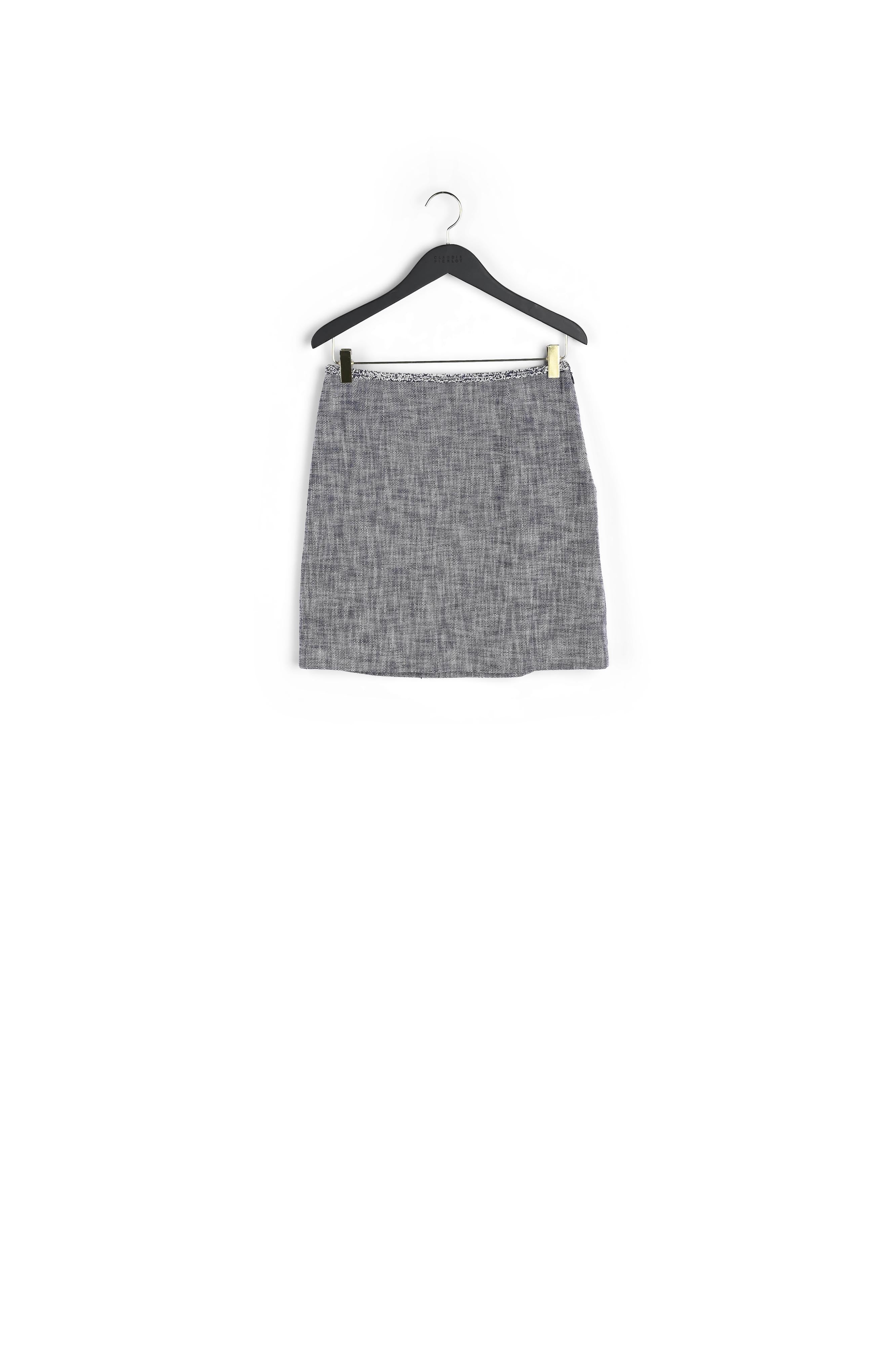 Jupe courte en tweed léger Faume - seconde main