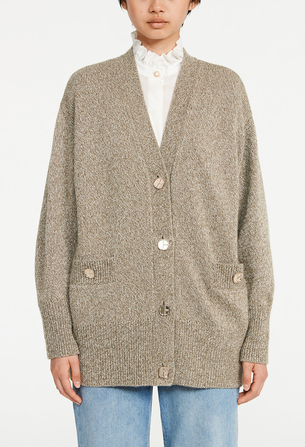 Gilet maille boutonné Faume - seconde main