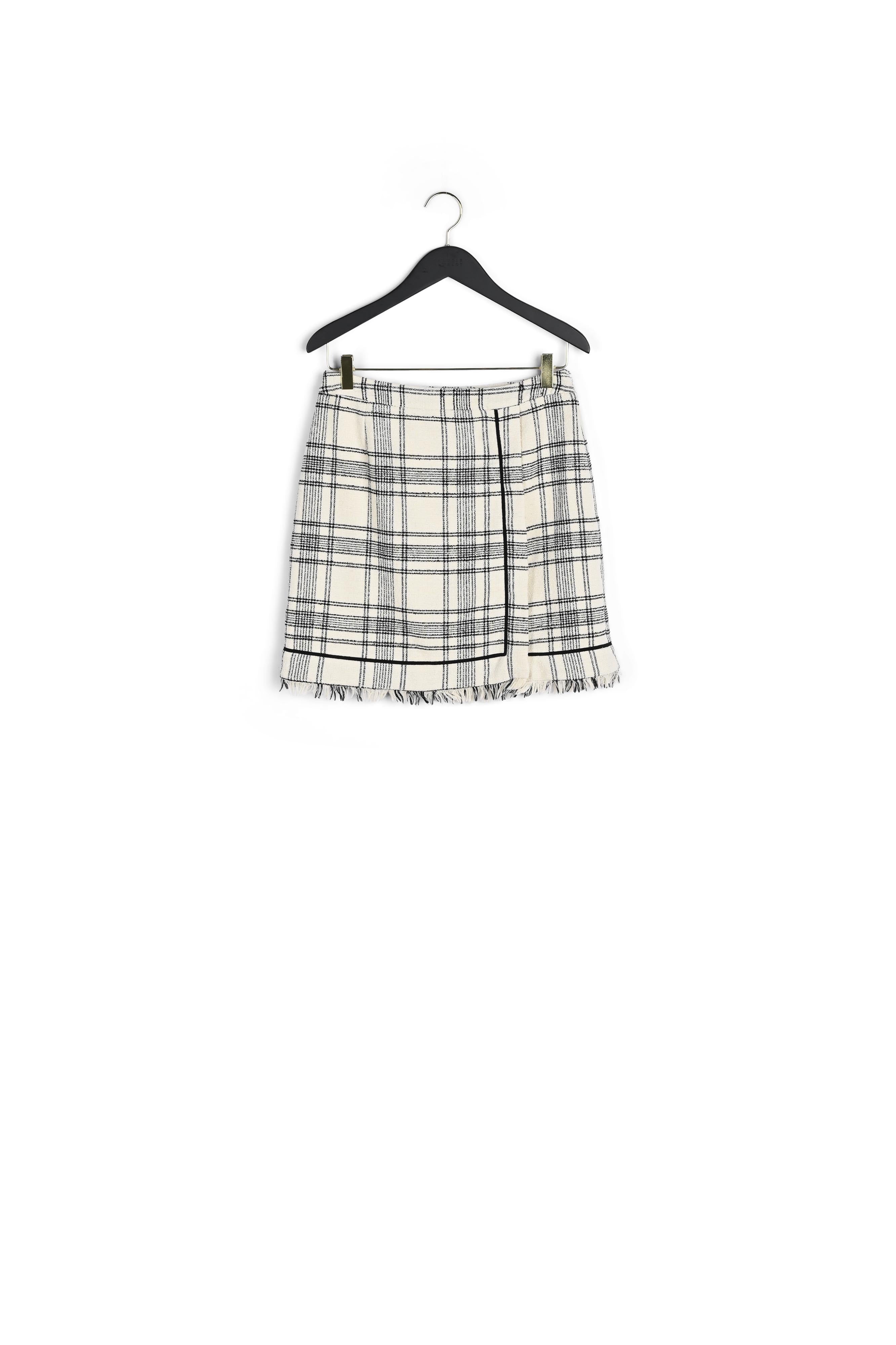 Jupe tweed à carreaux Faume - seconde main