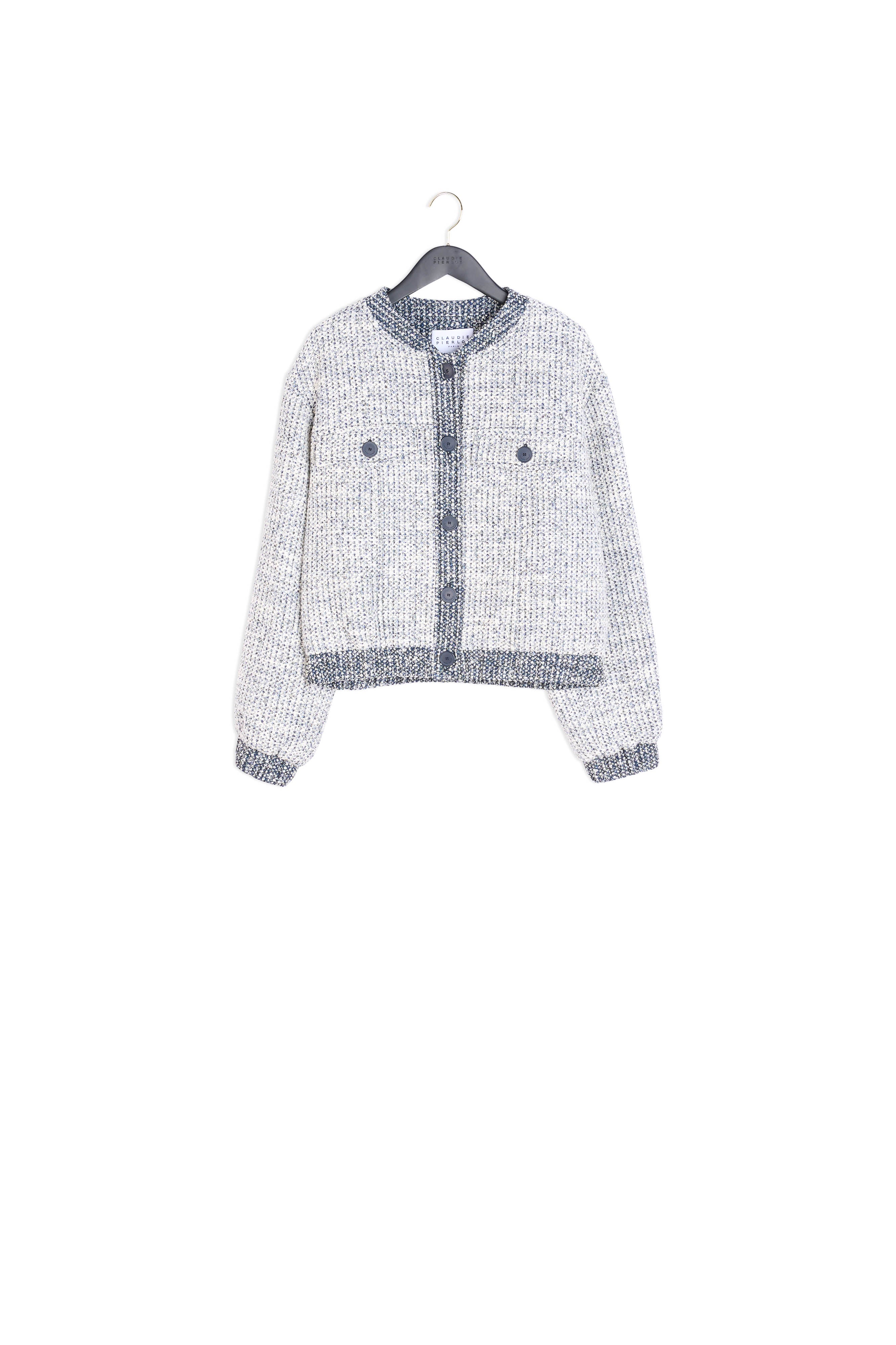 Bomber en tweed Faume - seconde main