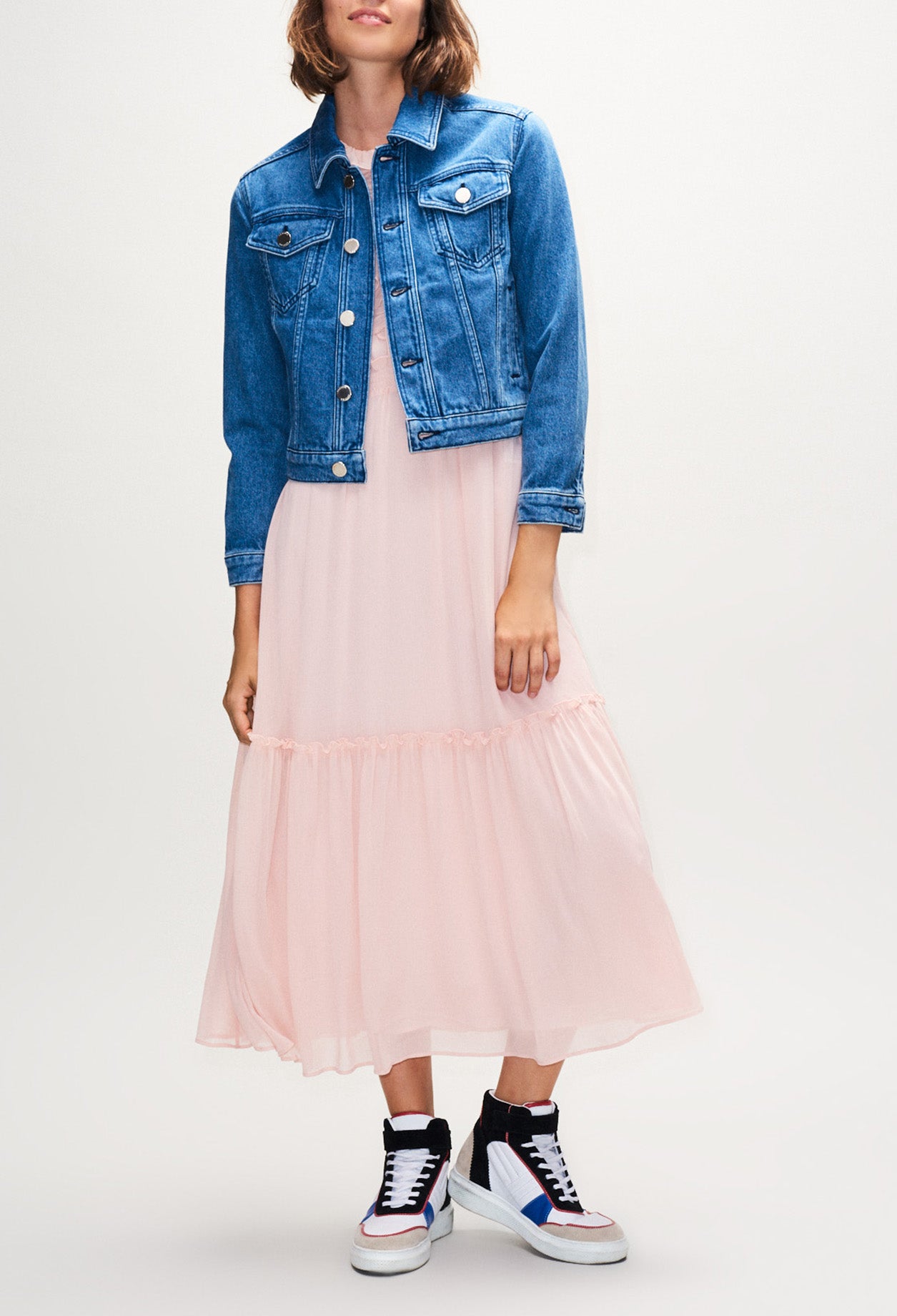 Robe longue à volants Faume - seconde main