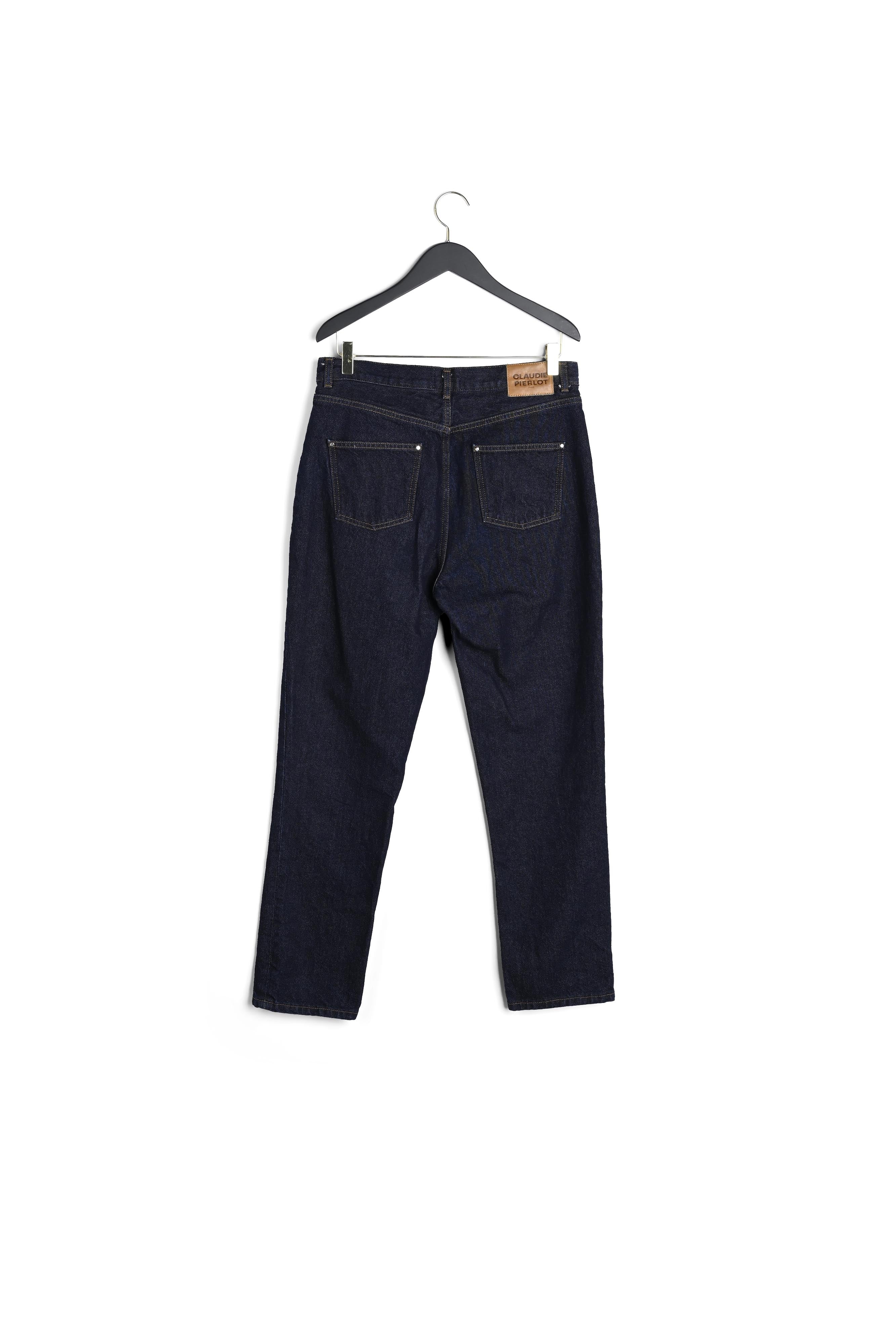 Jean denim brut coupe droite Faume - seconde main