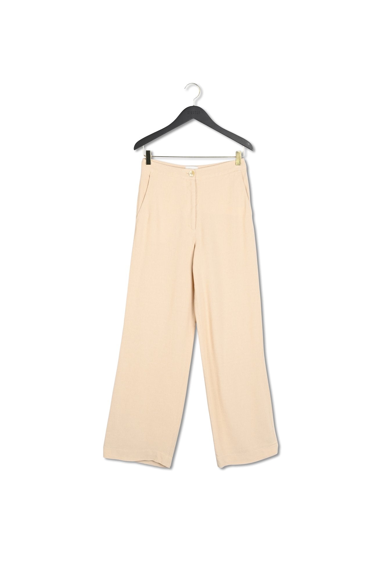 Pantalon large beige Faume - seconde main