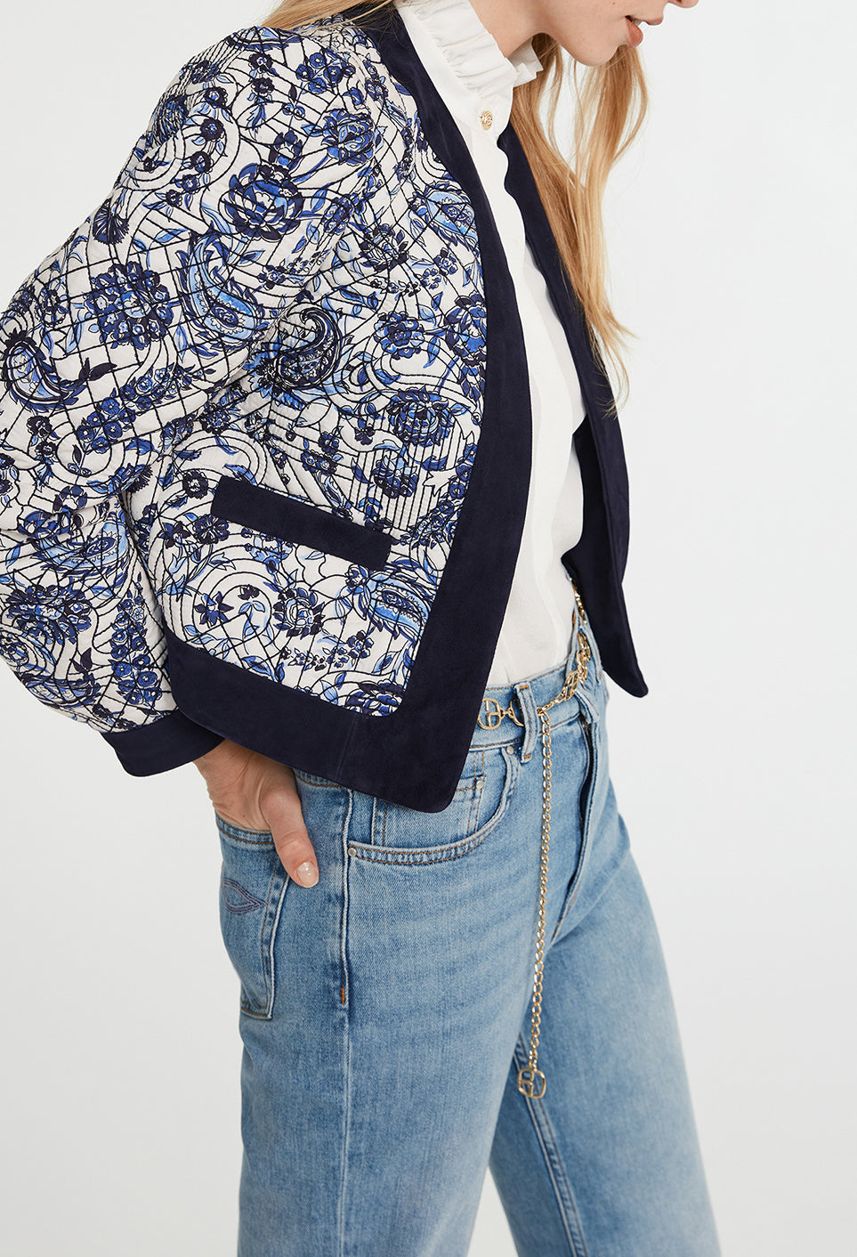 Blouson matelassé à motifs Faume - seconde main