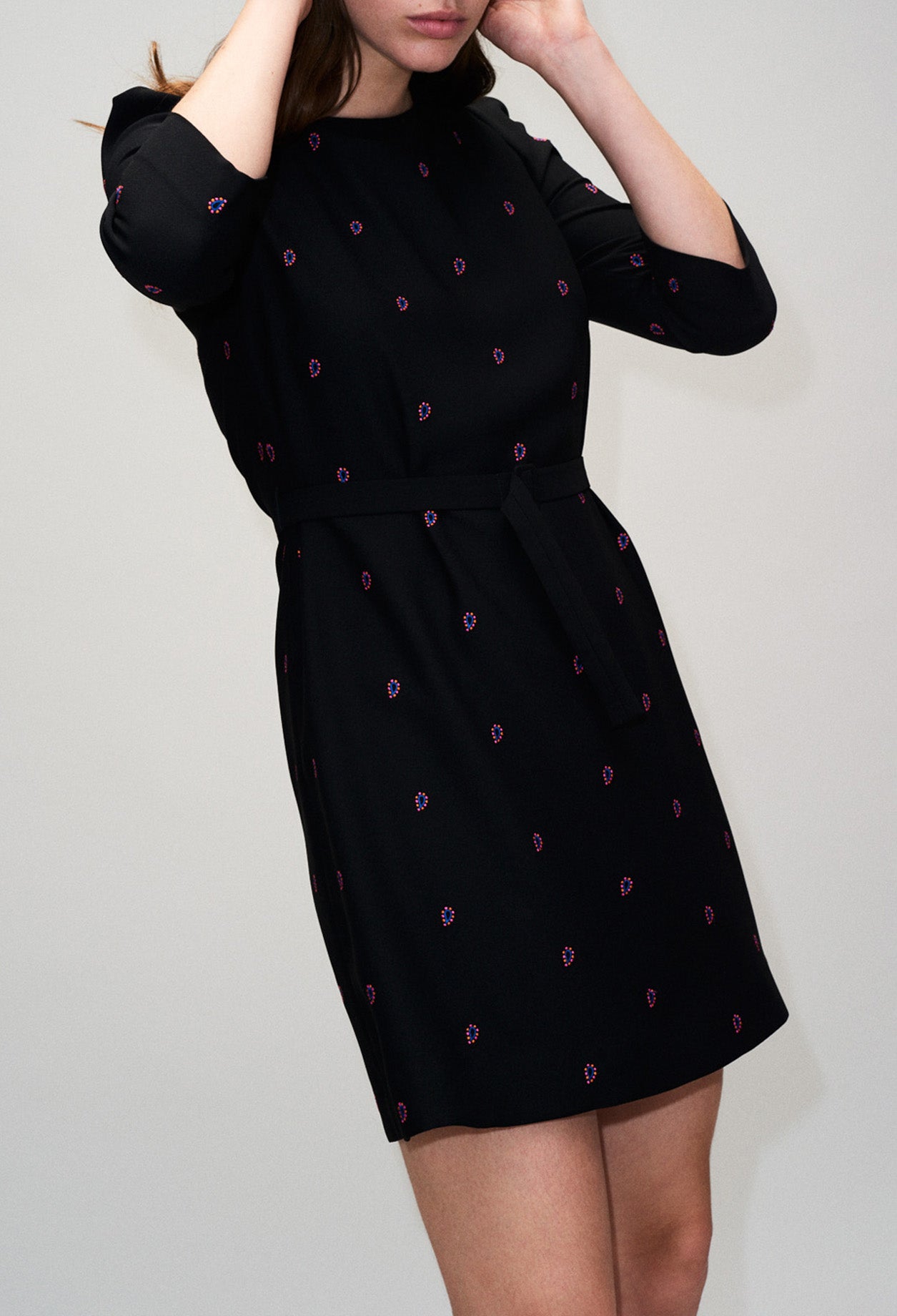 Robe ceinturée décolleté dos Faume - seconde main