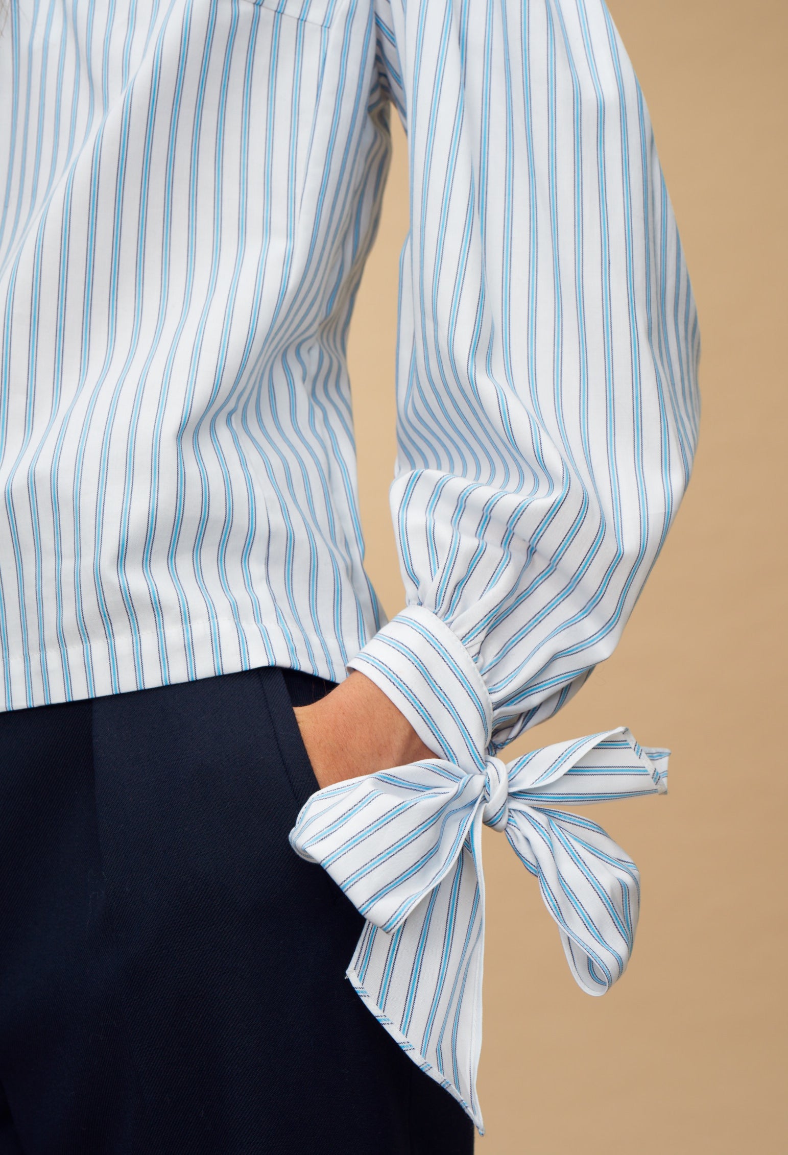 Top rayé manche oversize Faume - seconde main