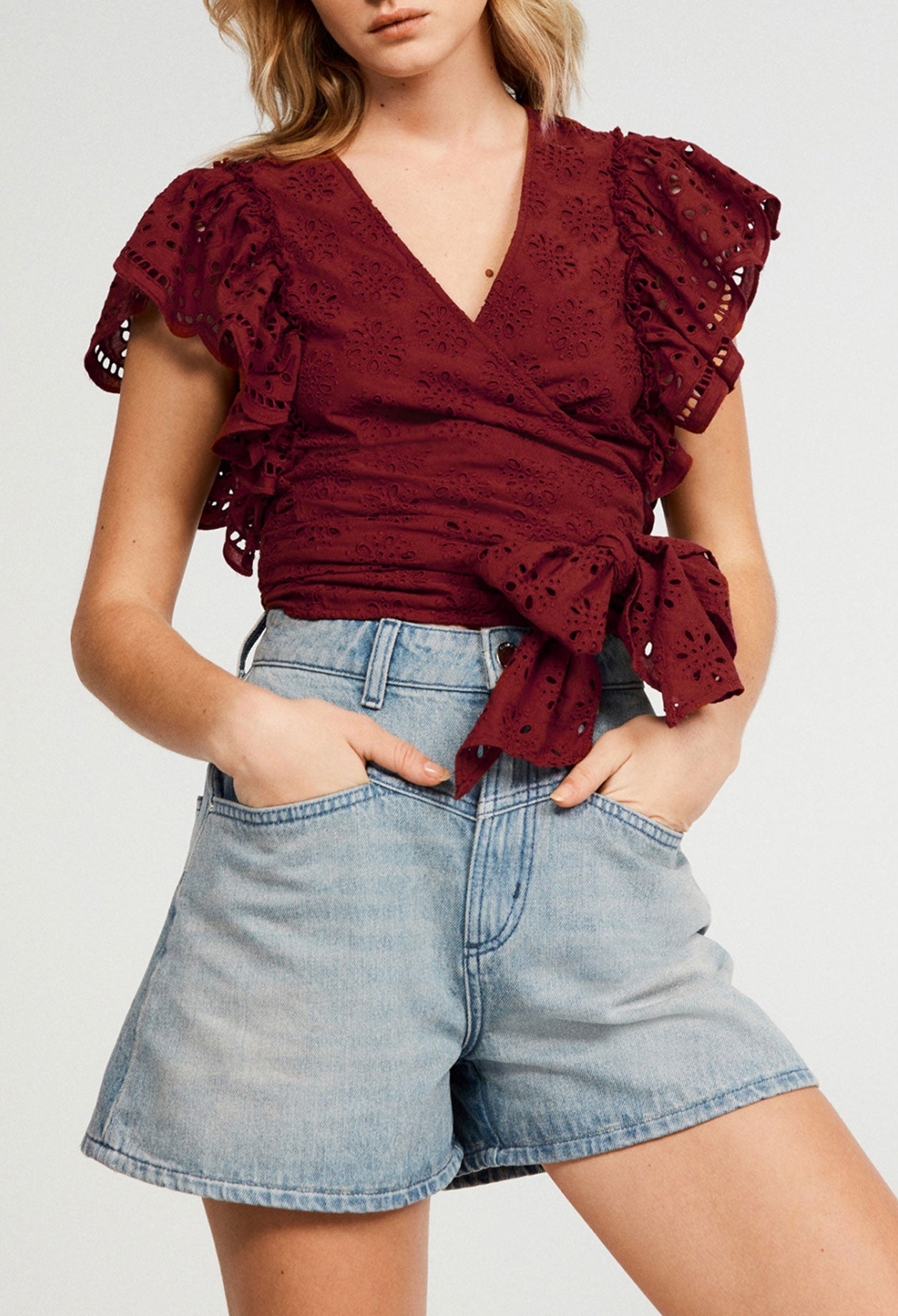 Top portefeuille en coton biologique Faume - seconde main