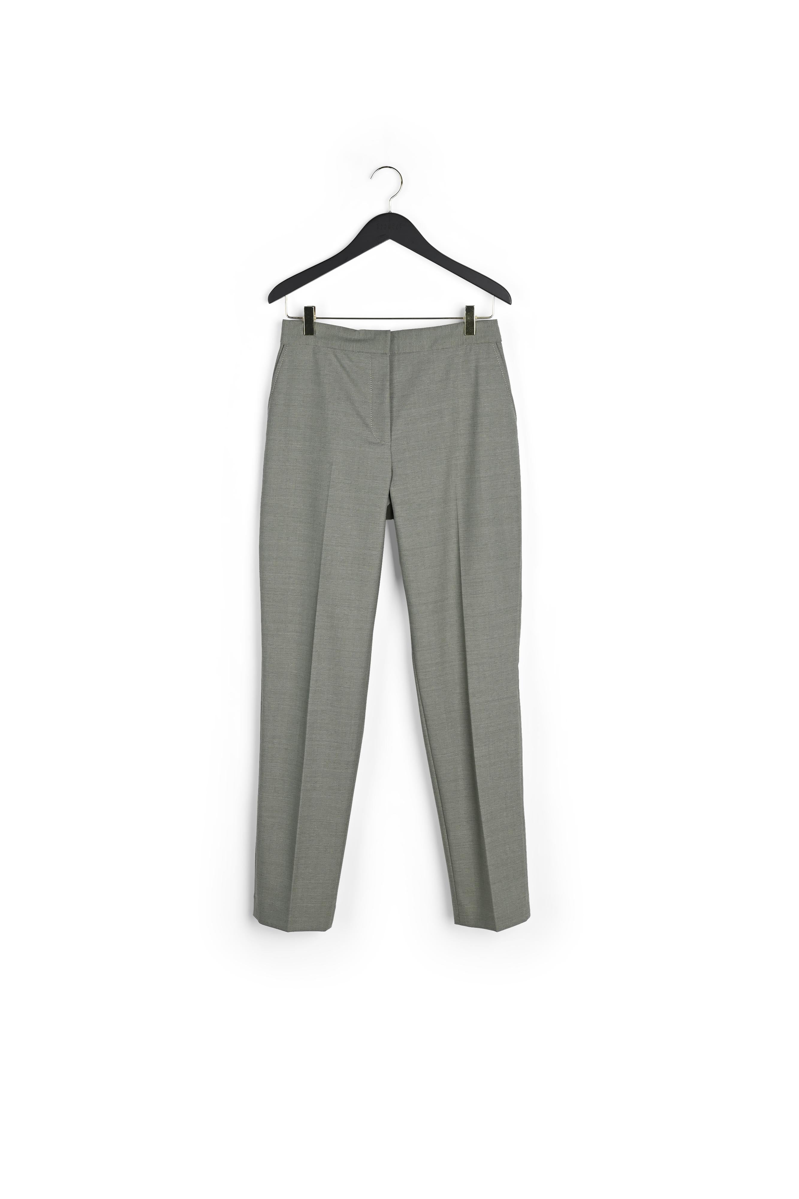Pantalon tailleur kaki Faume - seconde main