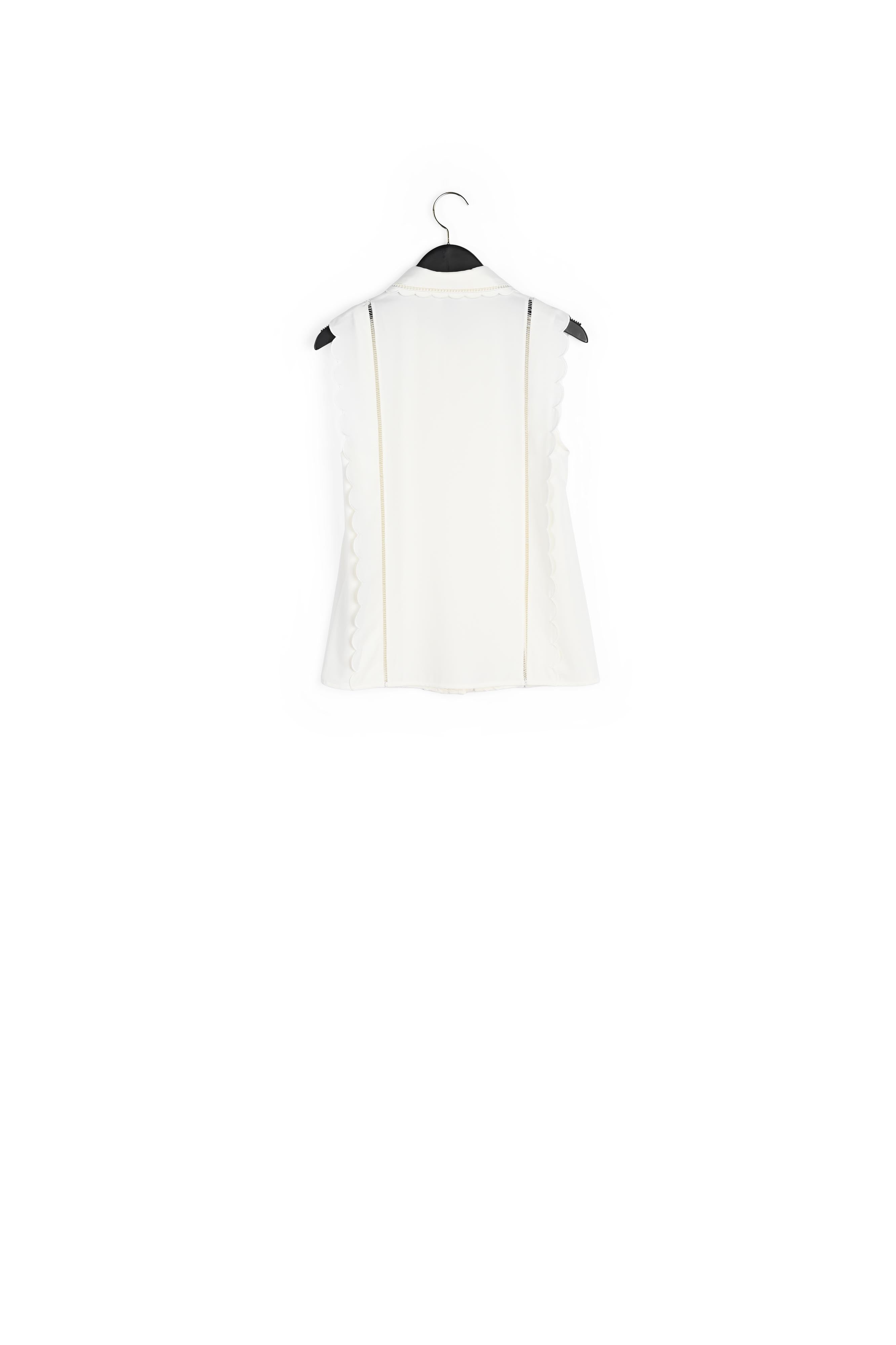 Chemise festonnée sans manches Faume - seconde main