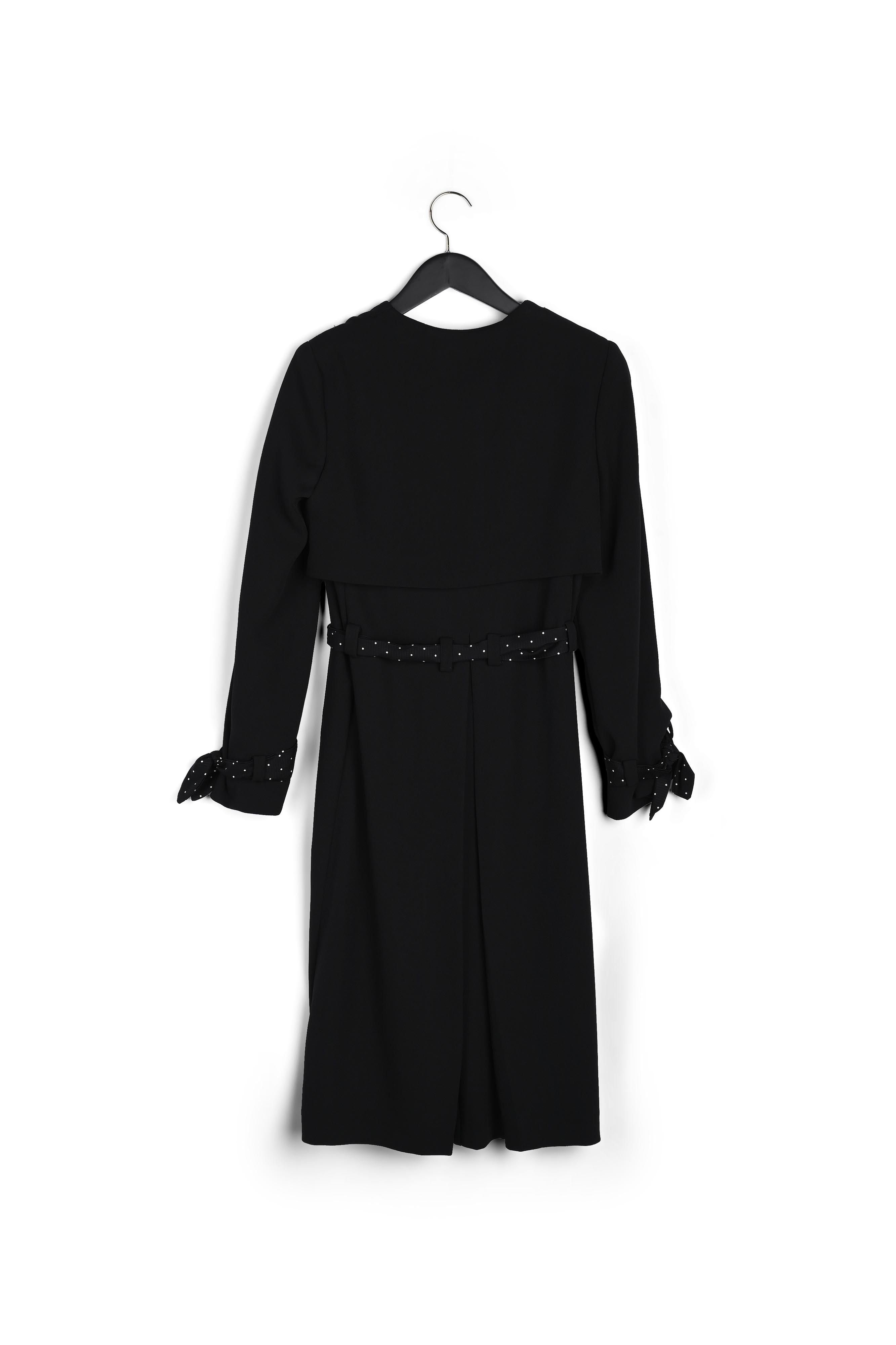 Trench fluide ceinture à pois Faume - seconde main