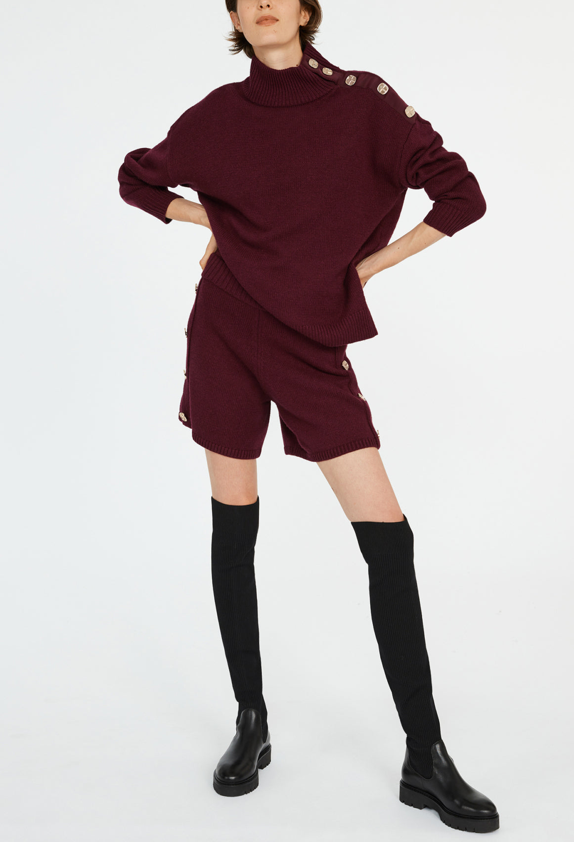 Short taille haute boutonné Faume - seconde main