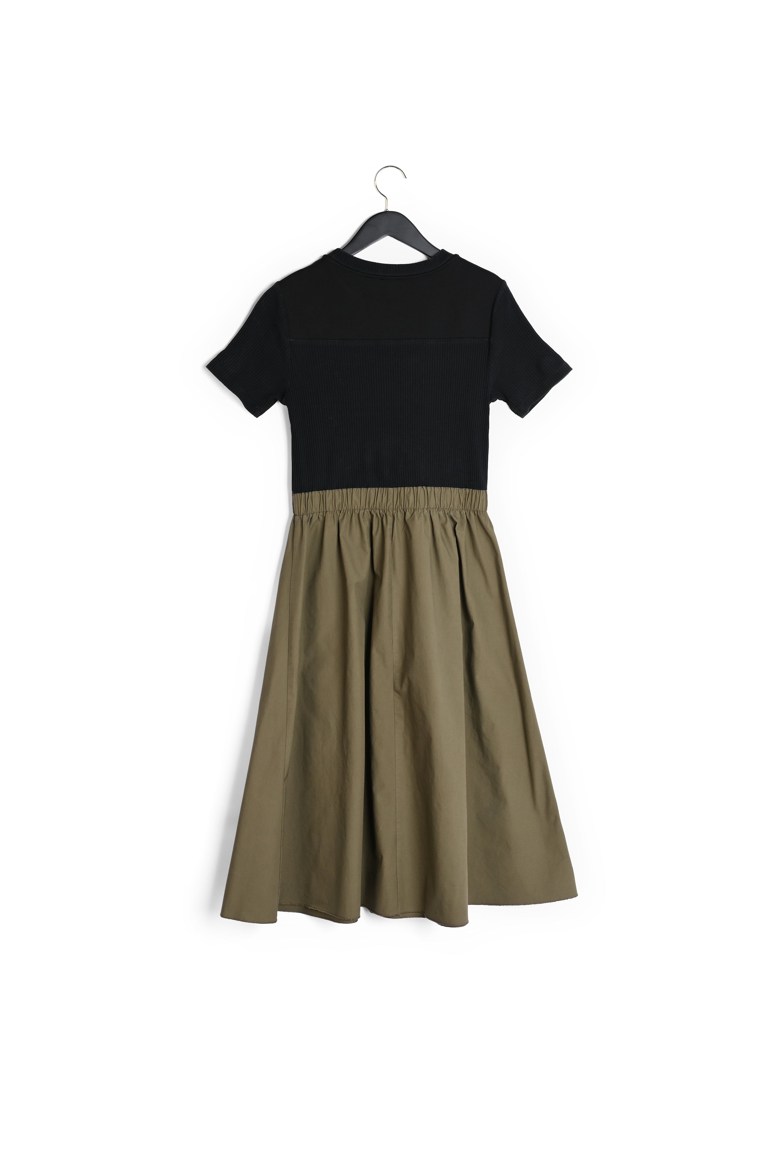 Robe longueur midi bi matière Faume - seconde main