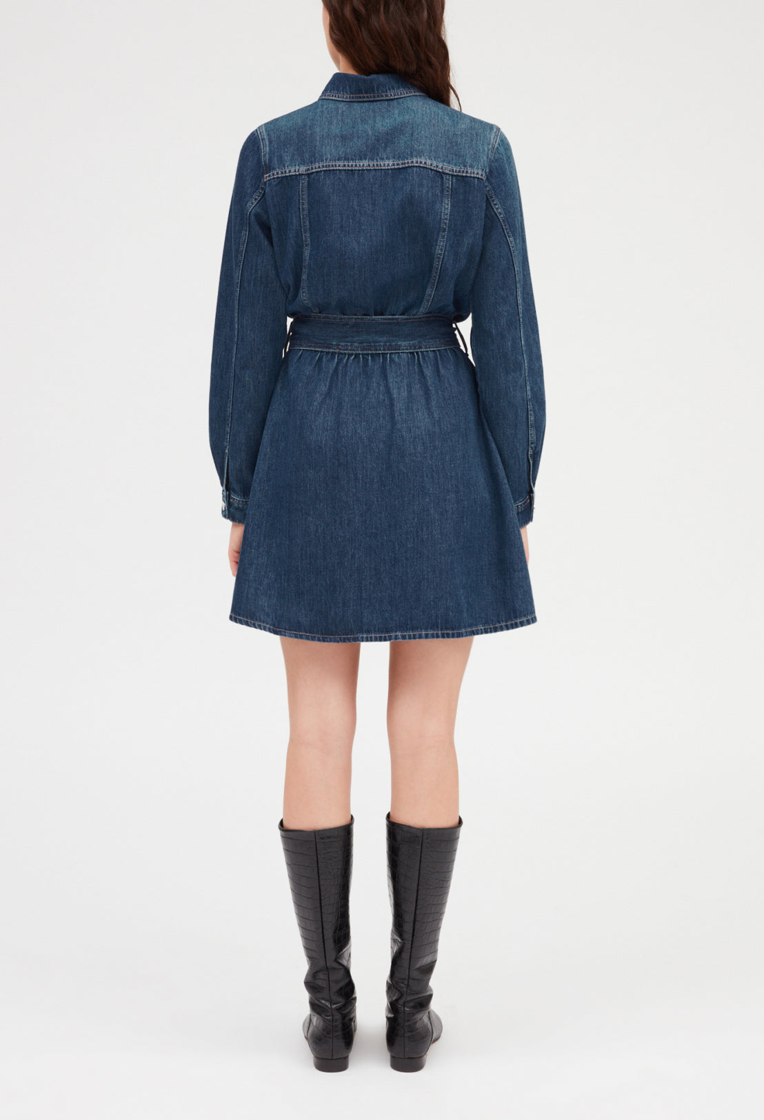 Robe courte denim mid-blue Faume - seconde main