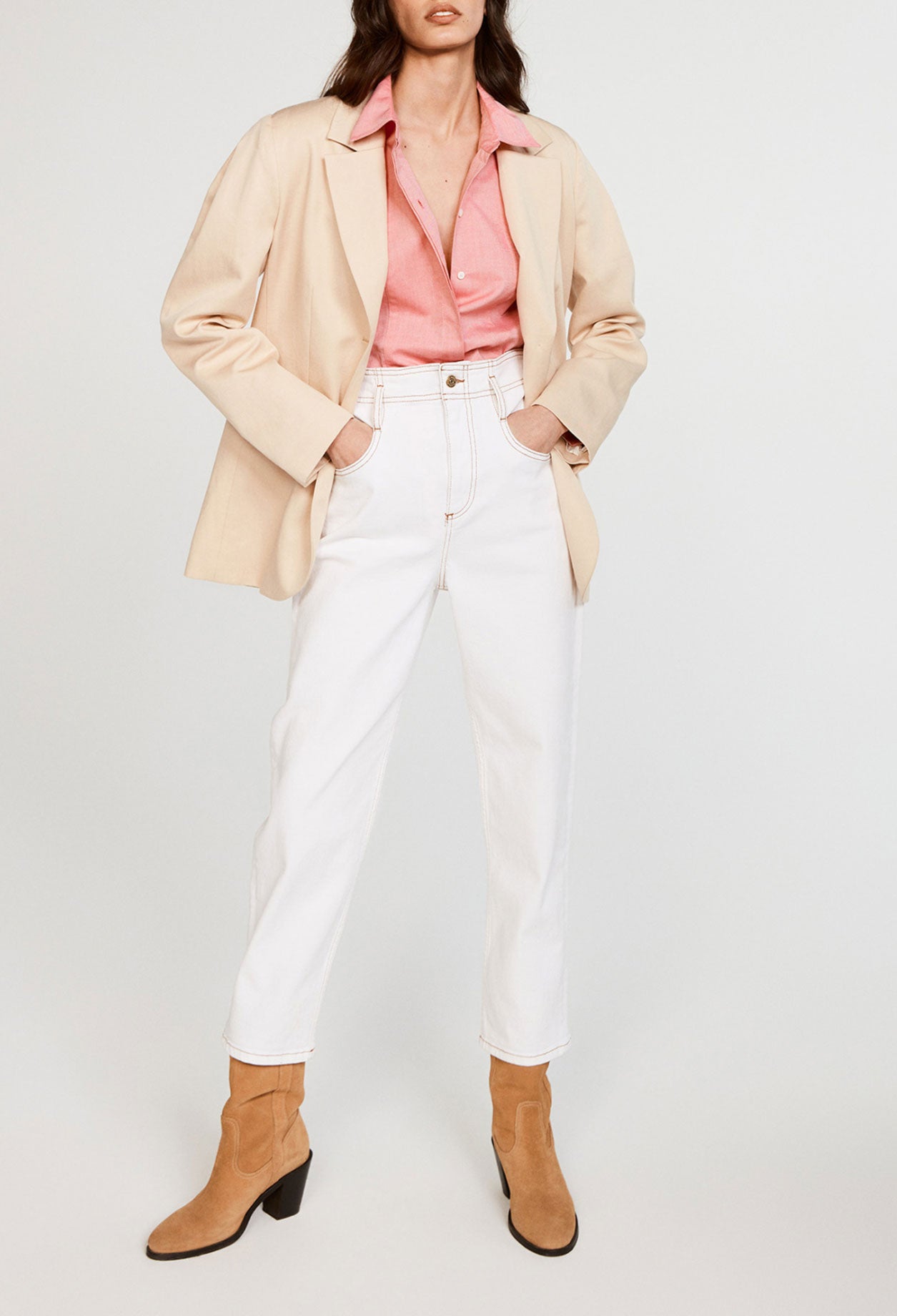 Veste de tailleur droite Faume - seconde main