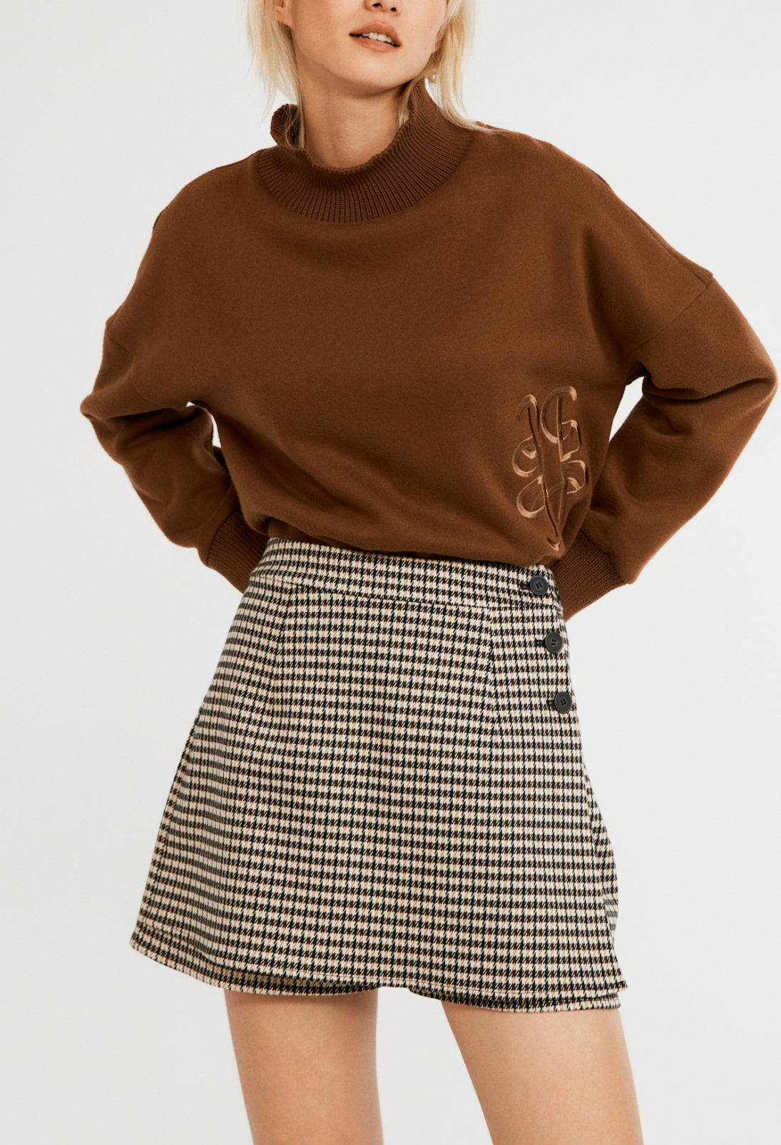 Jupe-short imprimée Faume - seconde main