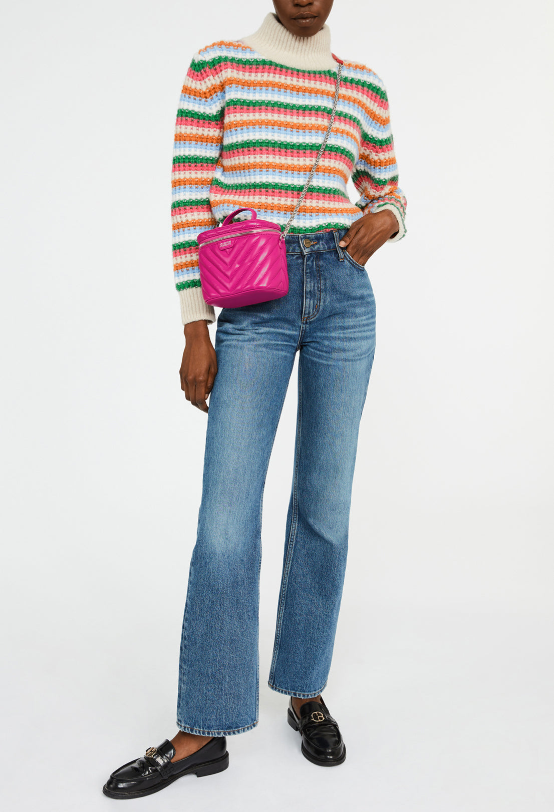 Jean denim taille haute Faume - seconde main