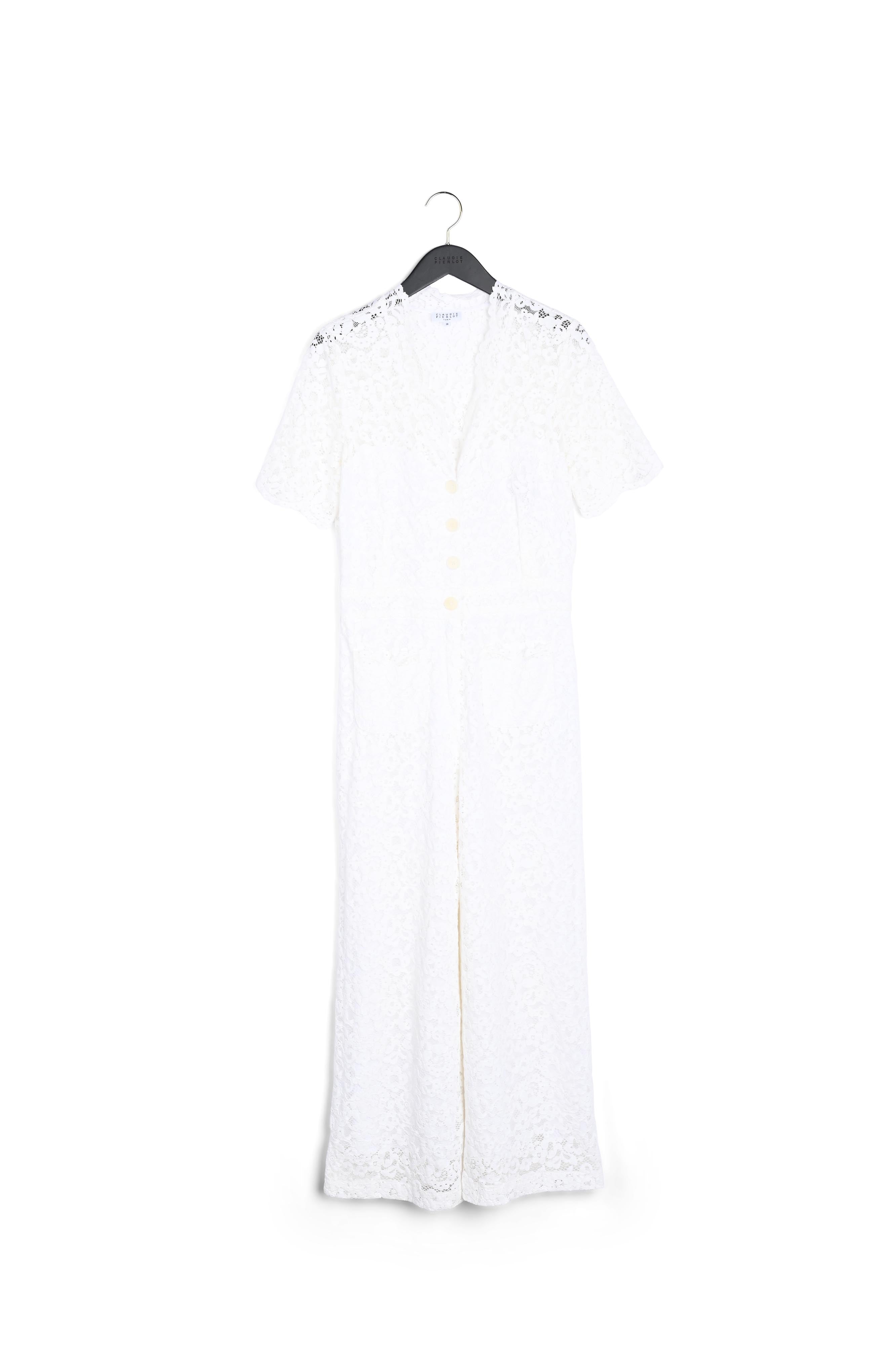 Combi-pantalon en dentelle Faume - seconde main