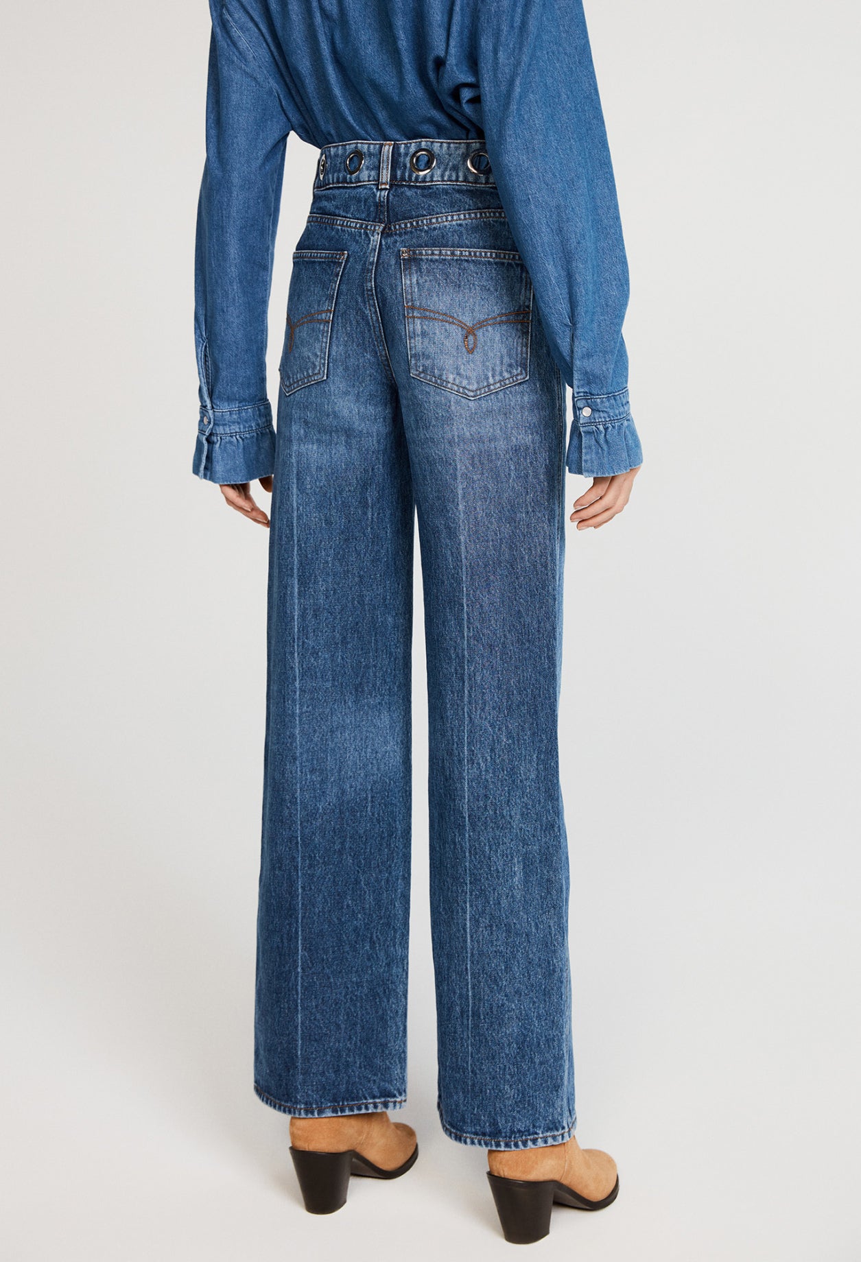 Jean évasé économe en eau Faume - seconde main