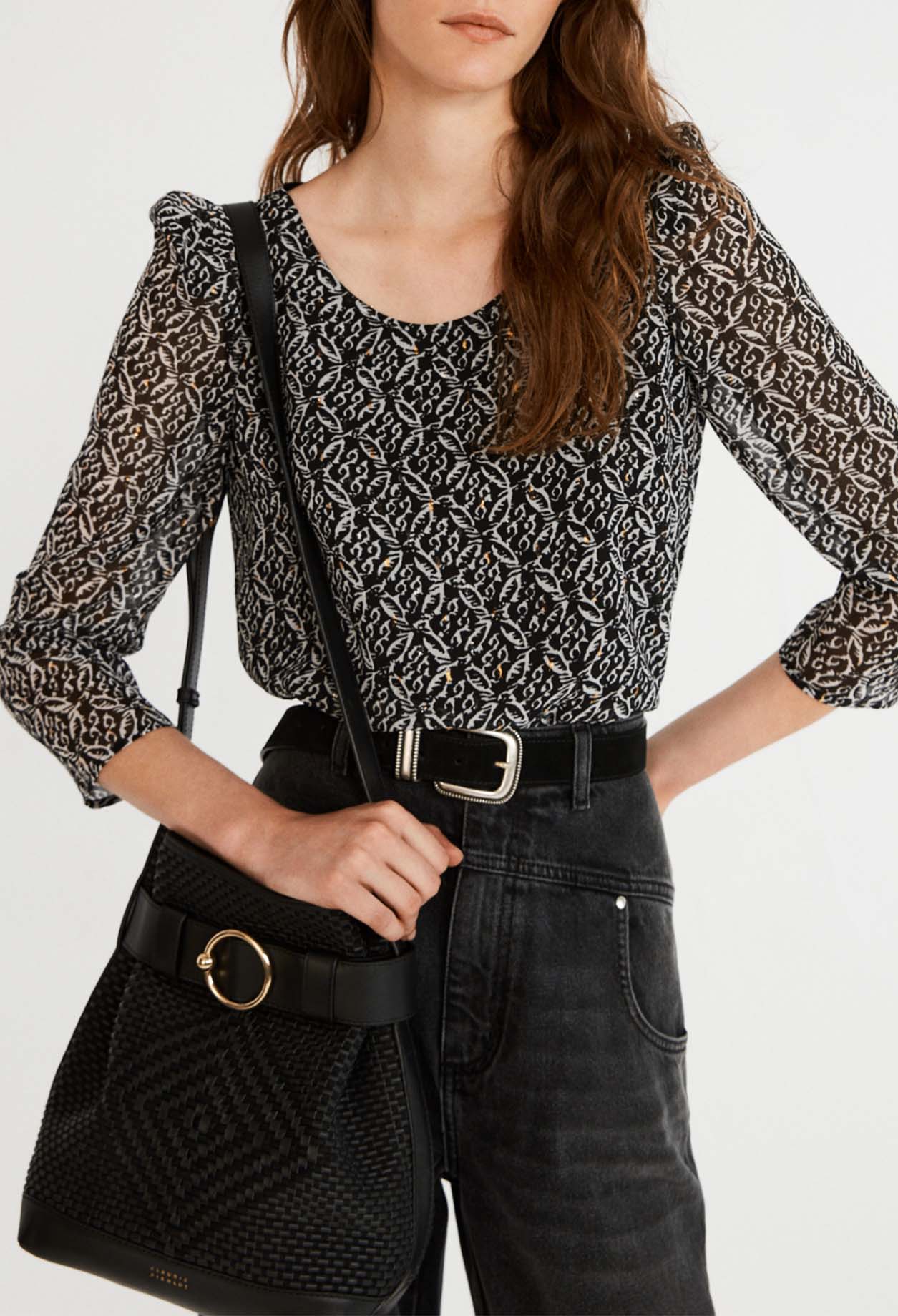 Blouse Banc fluide Faume - seconde main