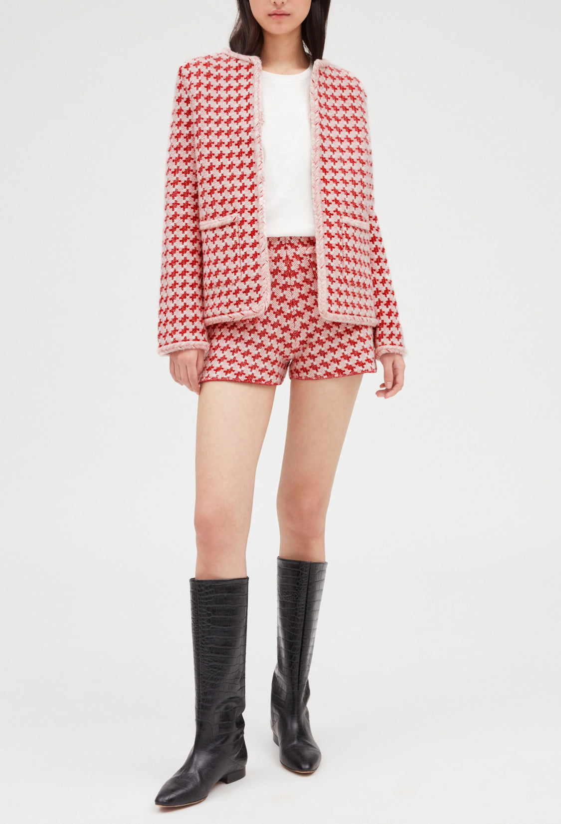 Short maille effet tweed Faume - seconde main