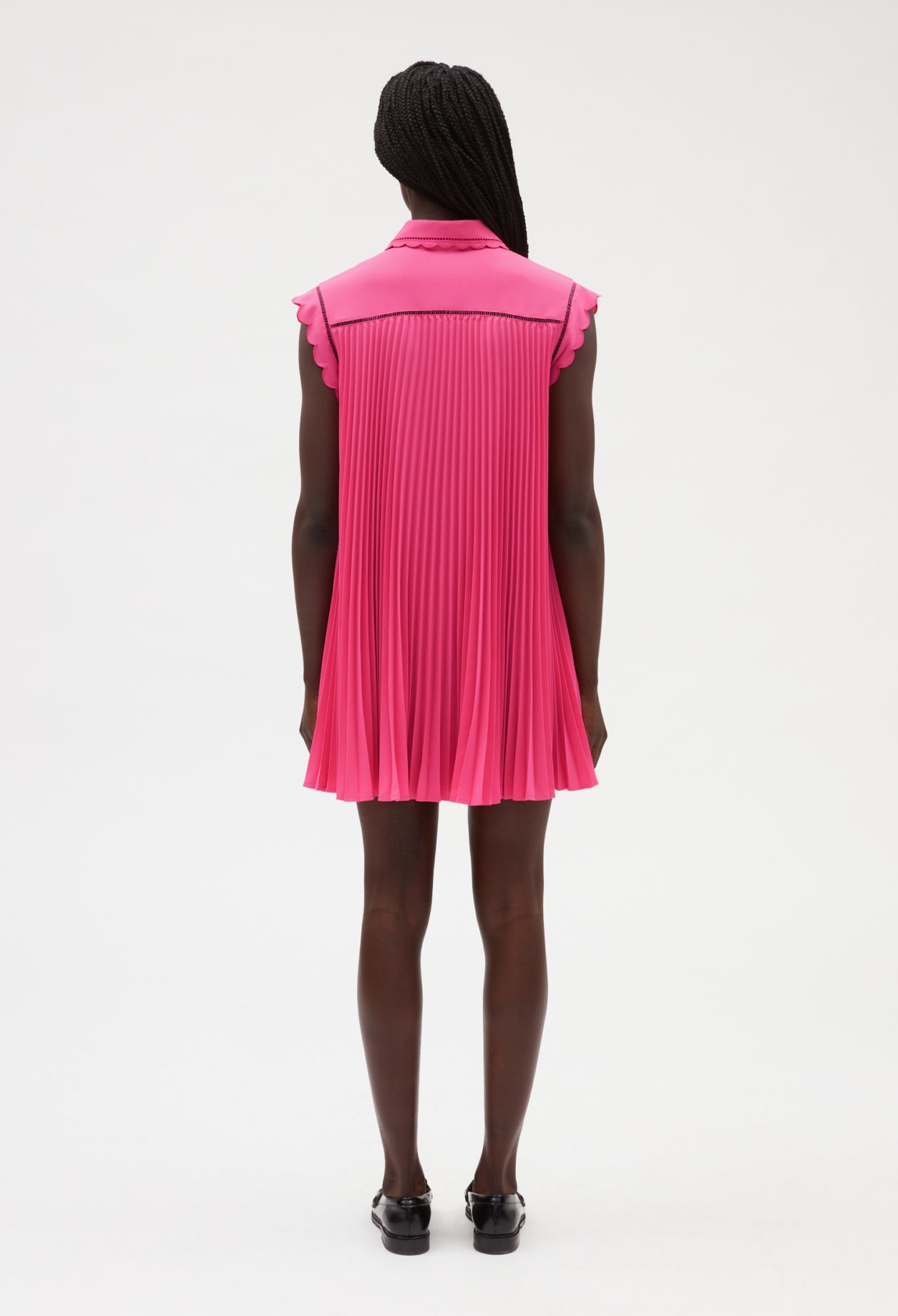 Robe courte plissée Faume - seconde main