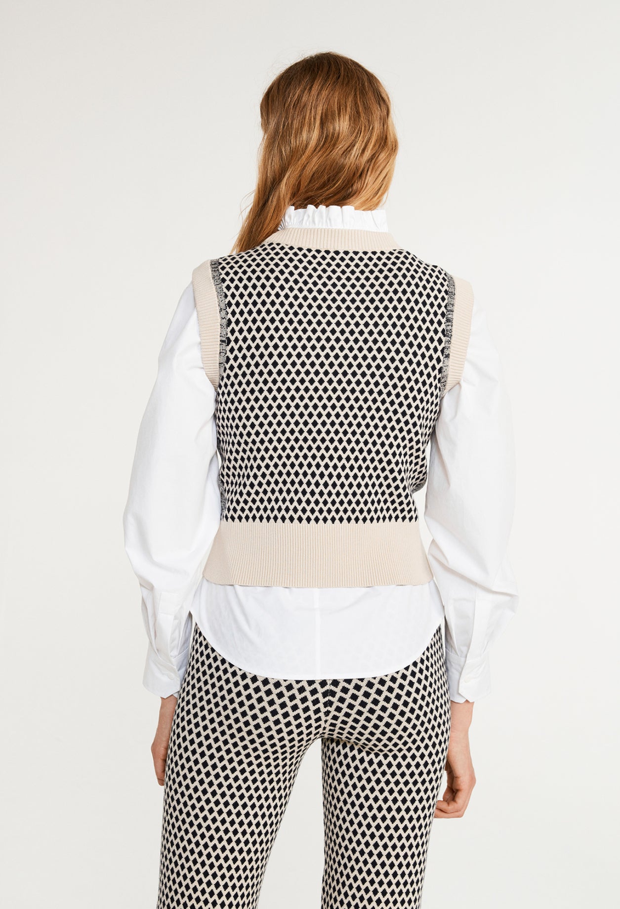 Pull sans manches en viscose Faume - seconde main