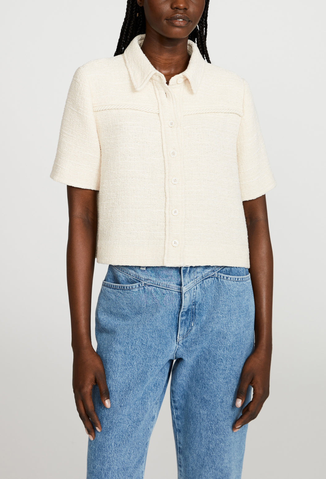 Chemise tweed Faume - seconde main