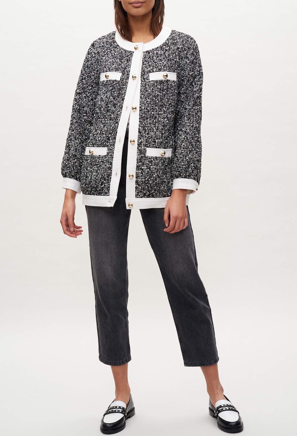 Blouson en tweed Faume - seconde main