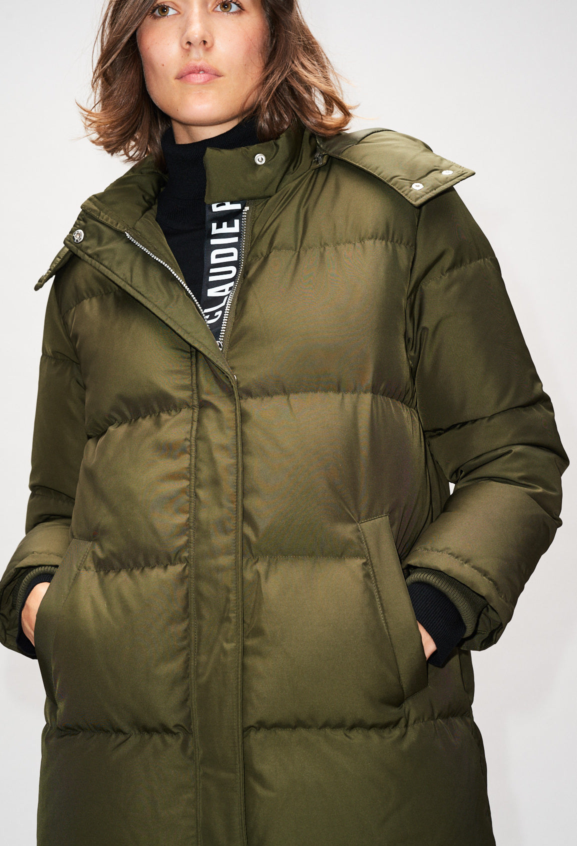 Doudoune détail bande fantaisie Faume - seconde main